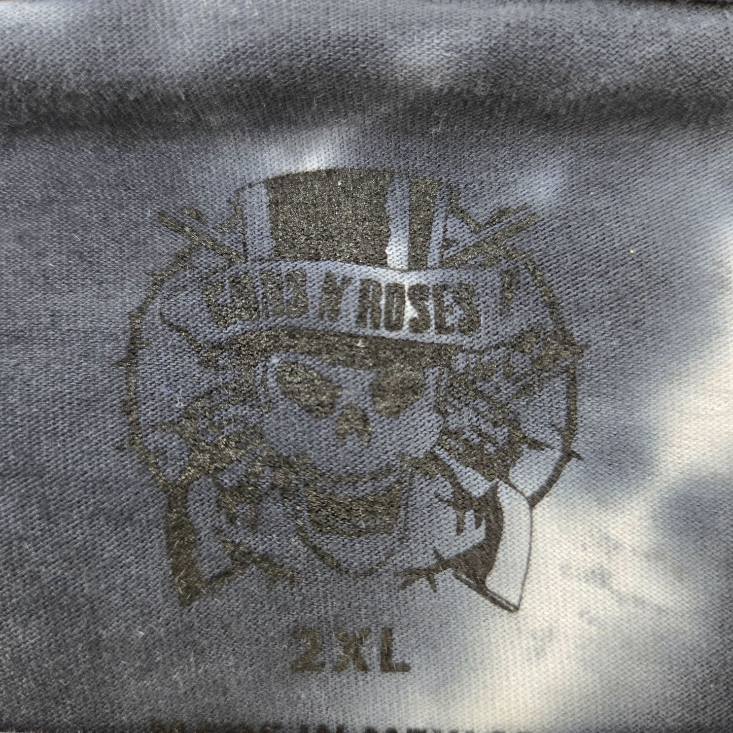 NWOT Guns N' Roses Tie Dye Graphic Licensed Band Concert Tee Size XXL
