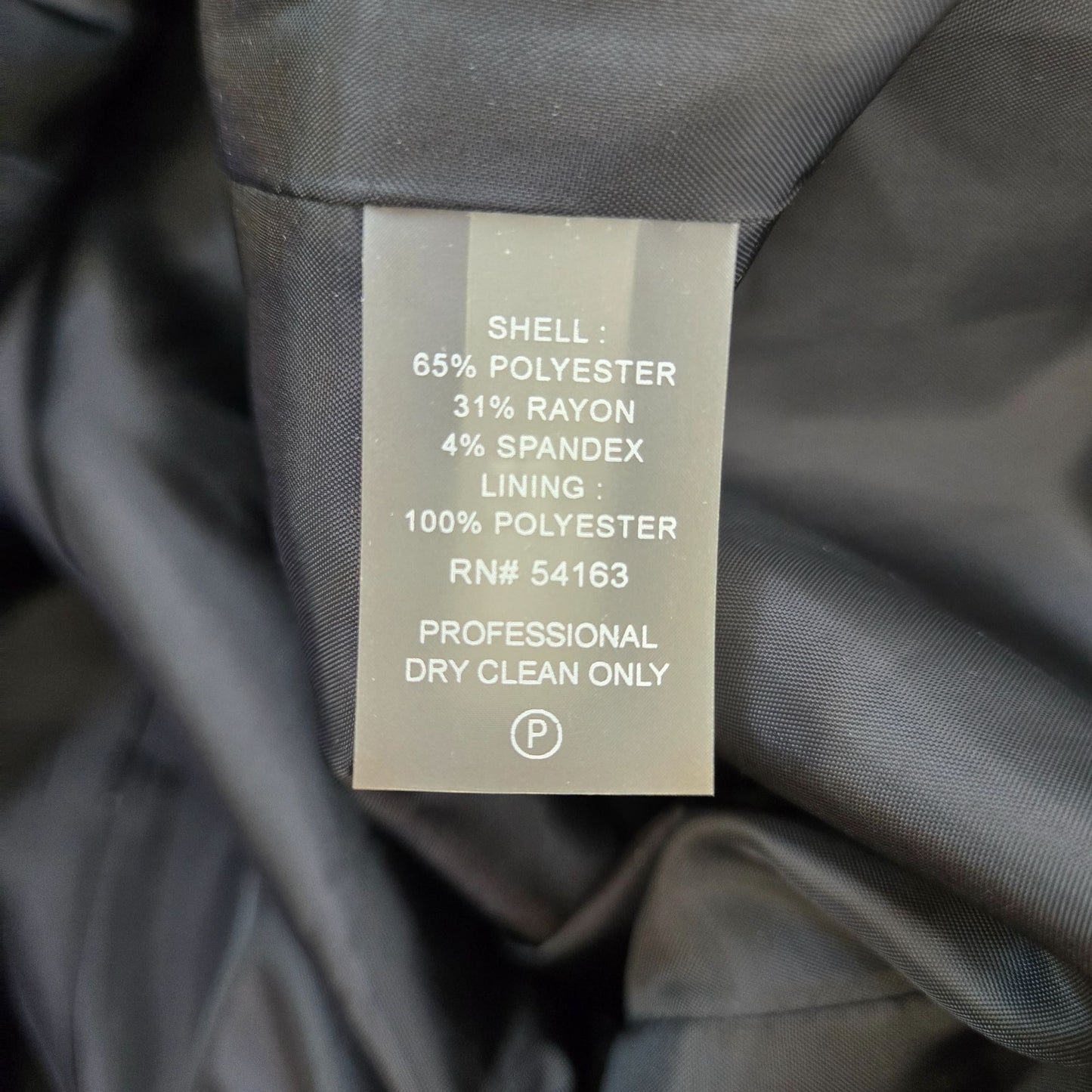Calvin Klein Longline One Button Blazer Jacket Size 8