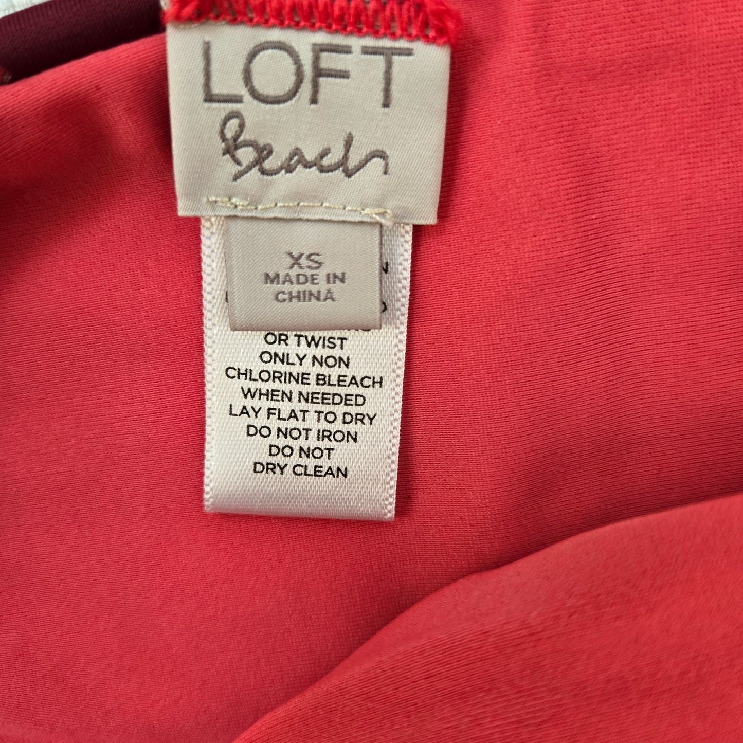 Loft Beach Laser Cut Tankini Bikini Set Size XS