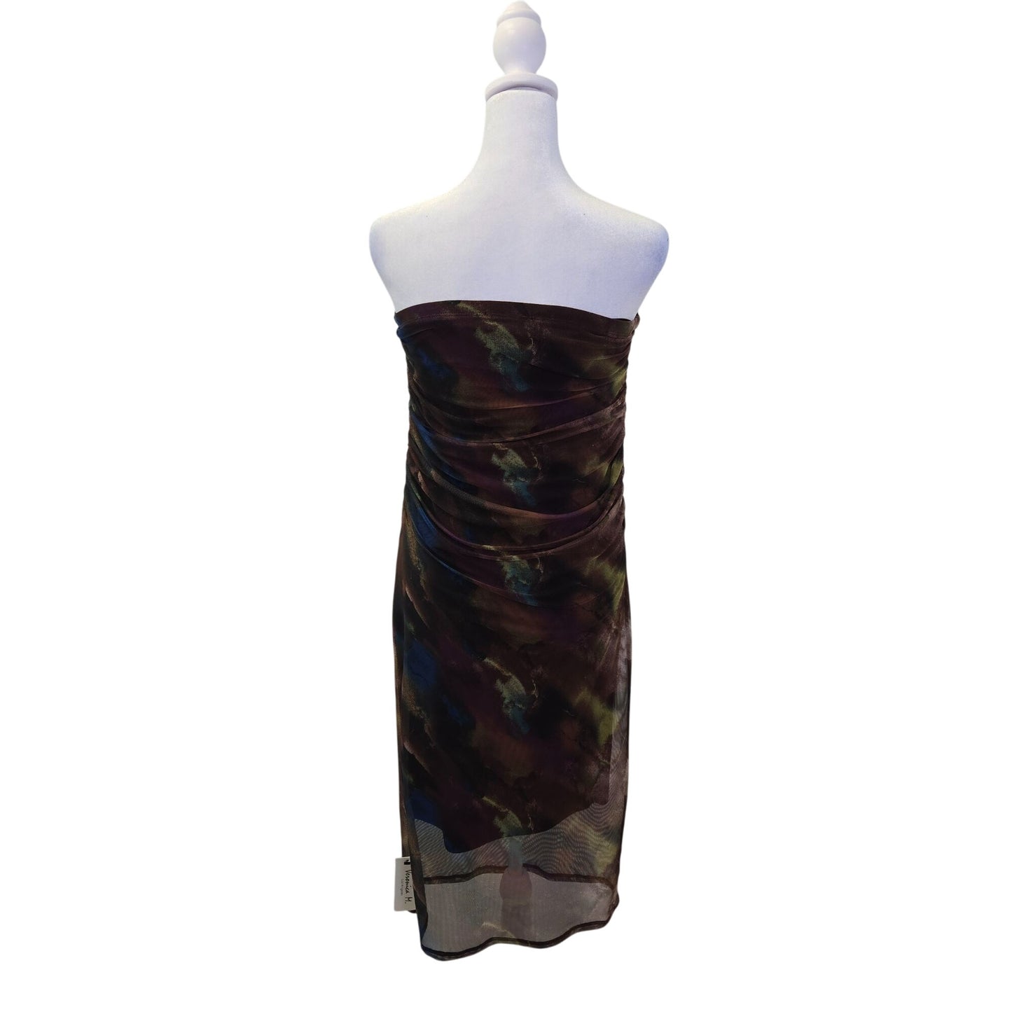 NWT Veronica M. Mesh Midi Skirt/Tube Dress Size Small