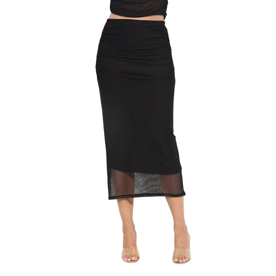 NWT Veronica M. Mesh Midi Skirt/Tube Dress Size Small
