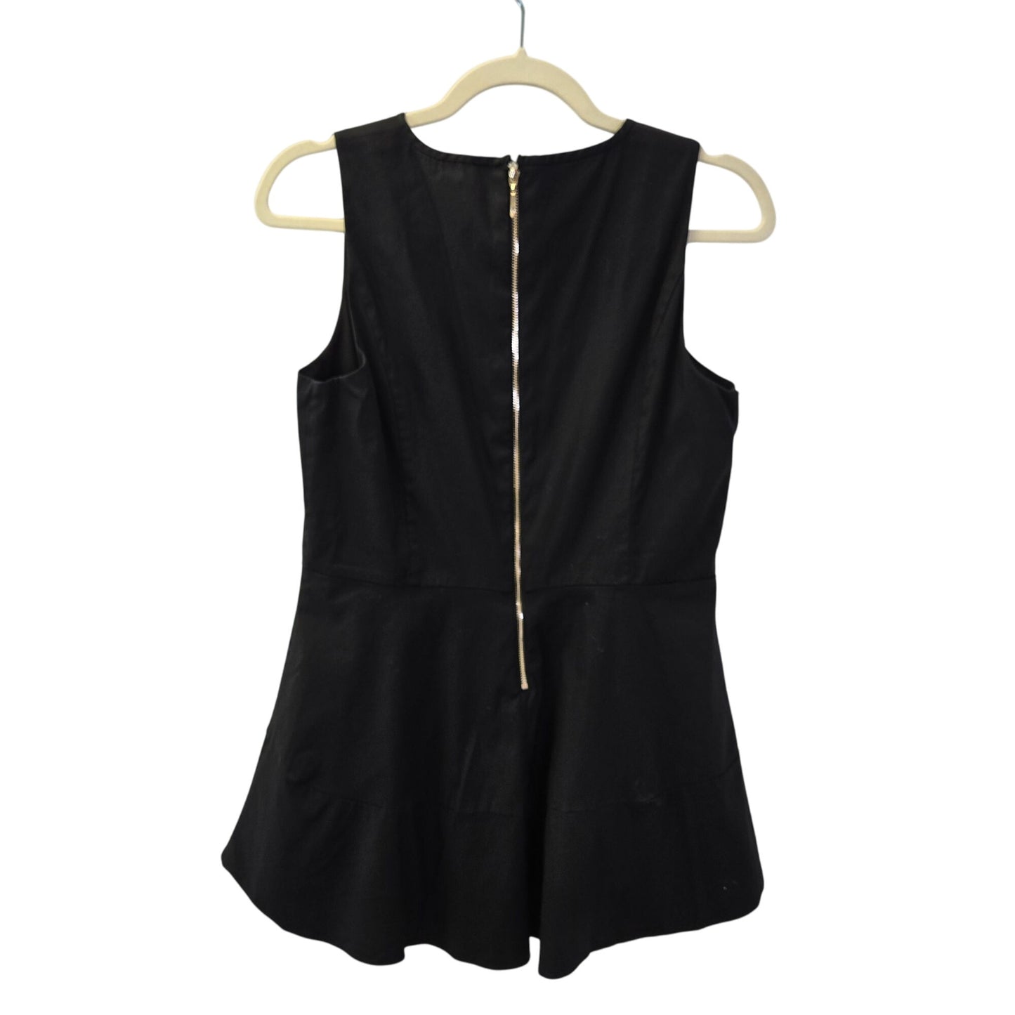 White House Black Market Sleeveless Peplum top Size 8