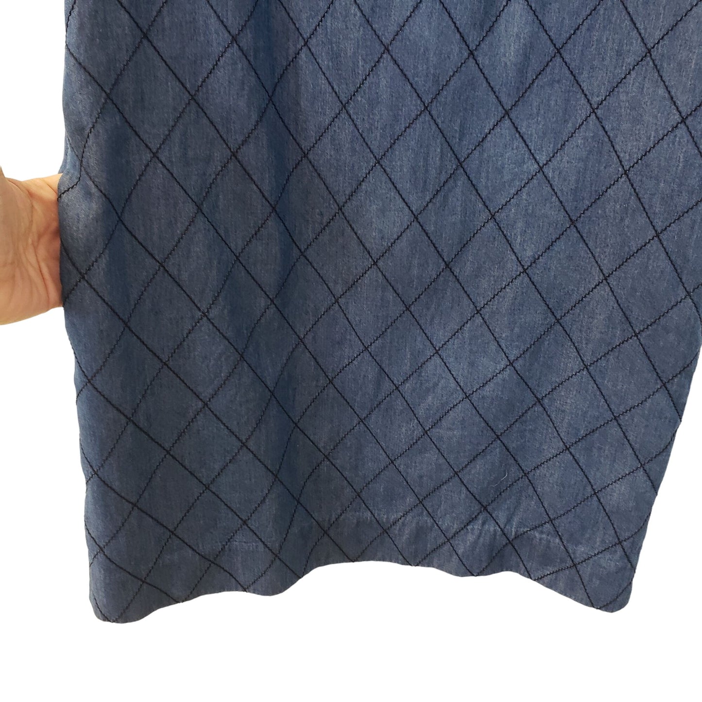 Kate Spade Quilted Chambray Dress Size 4