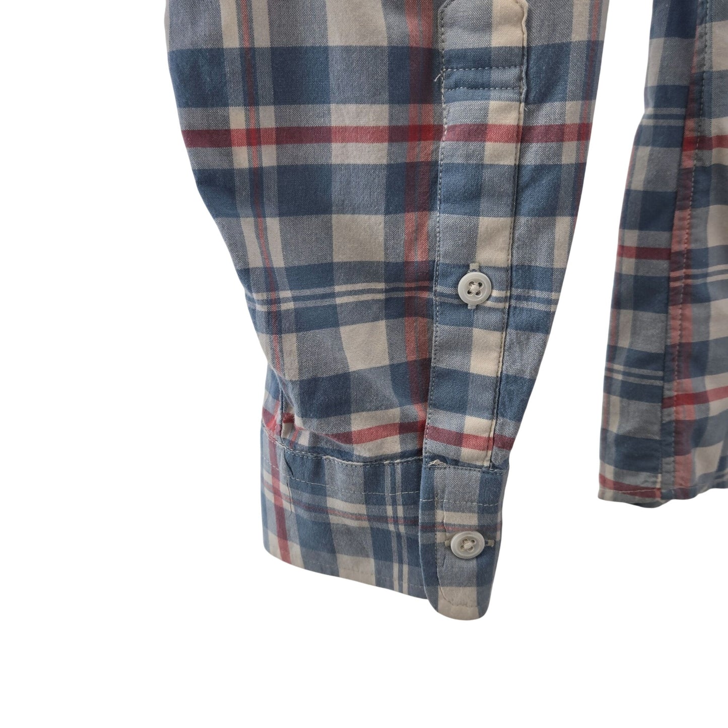 Faherty Plaid Button Down Shirt Size Large
