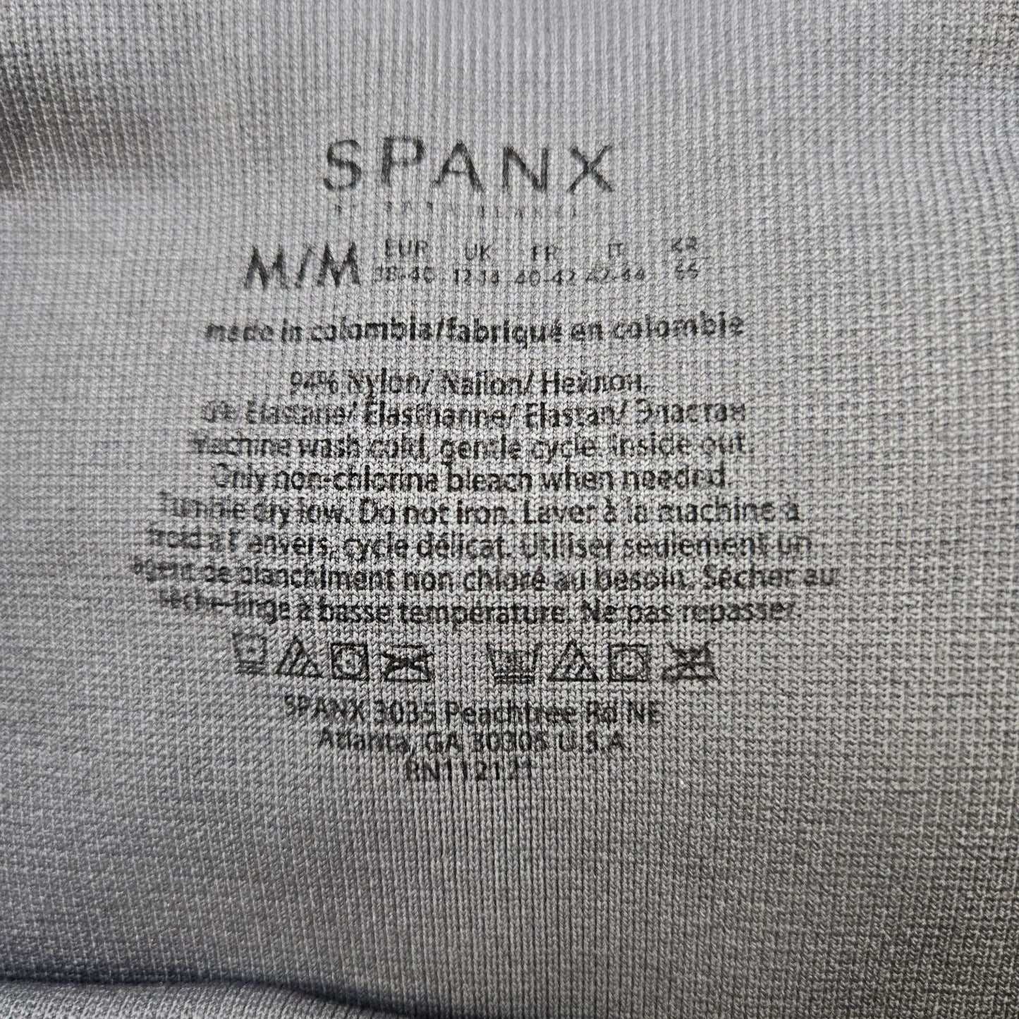 Spanx Look at Me Now Leopard Print Compression Leggings Size Medium