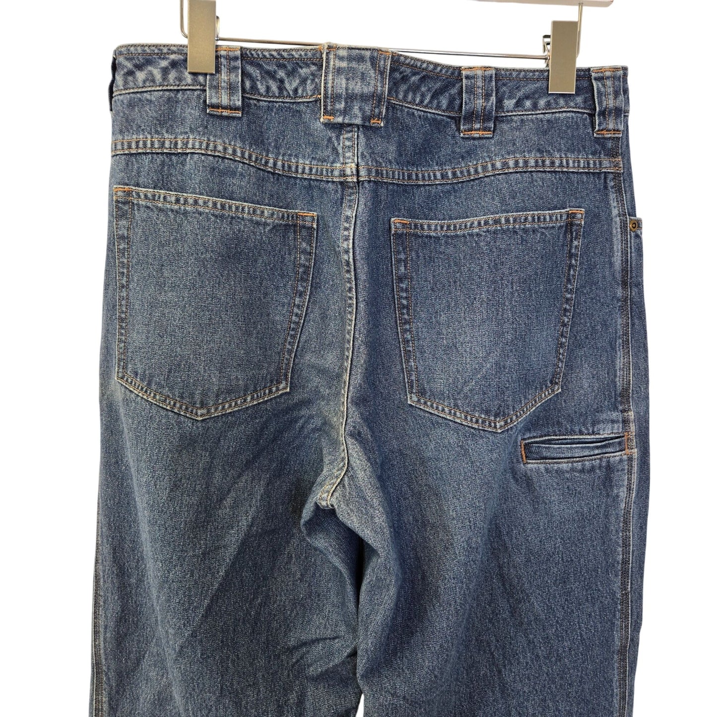 Duluth Trading Company Relaxed Straight Leg Carpenter Style Jeans Size 12