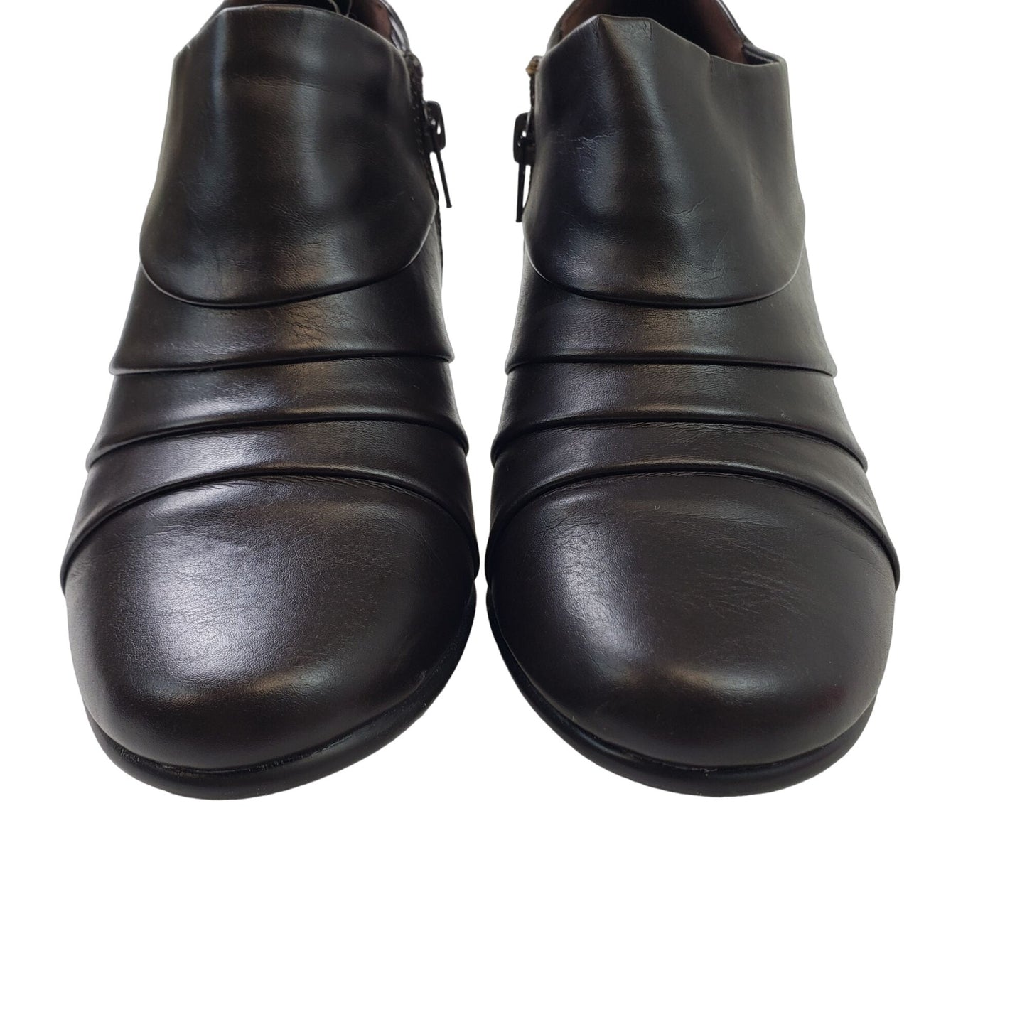 Aerosoles Vegan Leather Heeled Ankle Booties Size 9