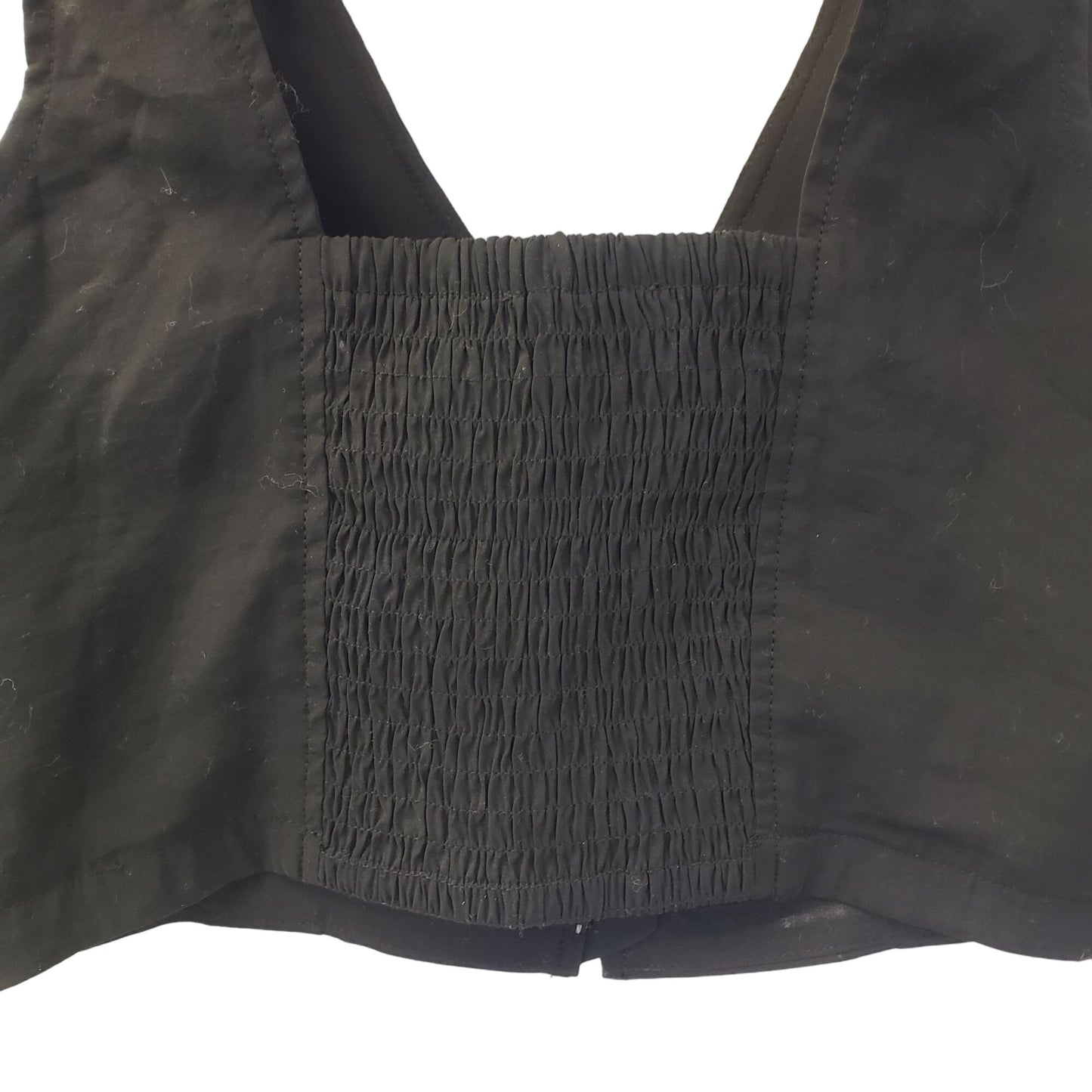 NWT Madewell Clare Elyaf Drape Crop Top Size 00