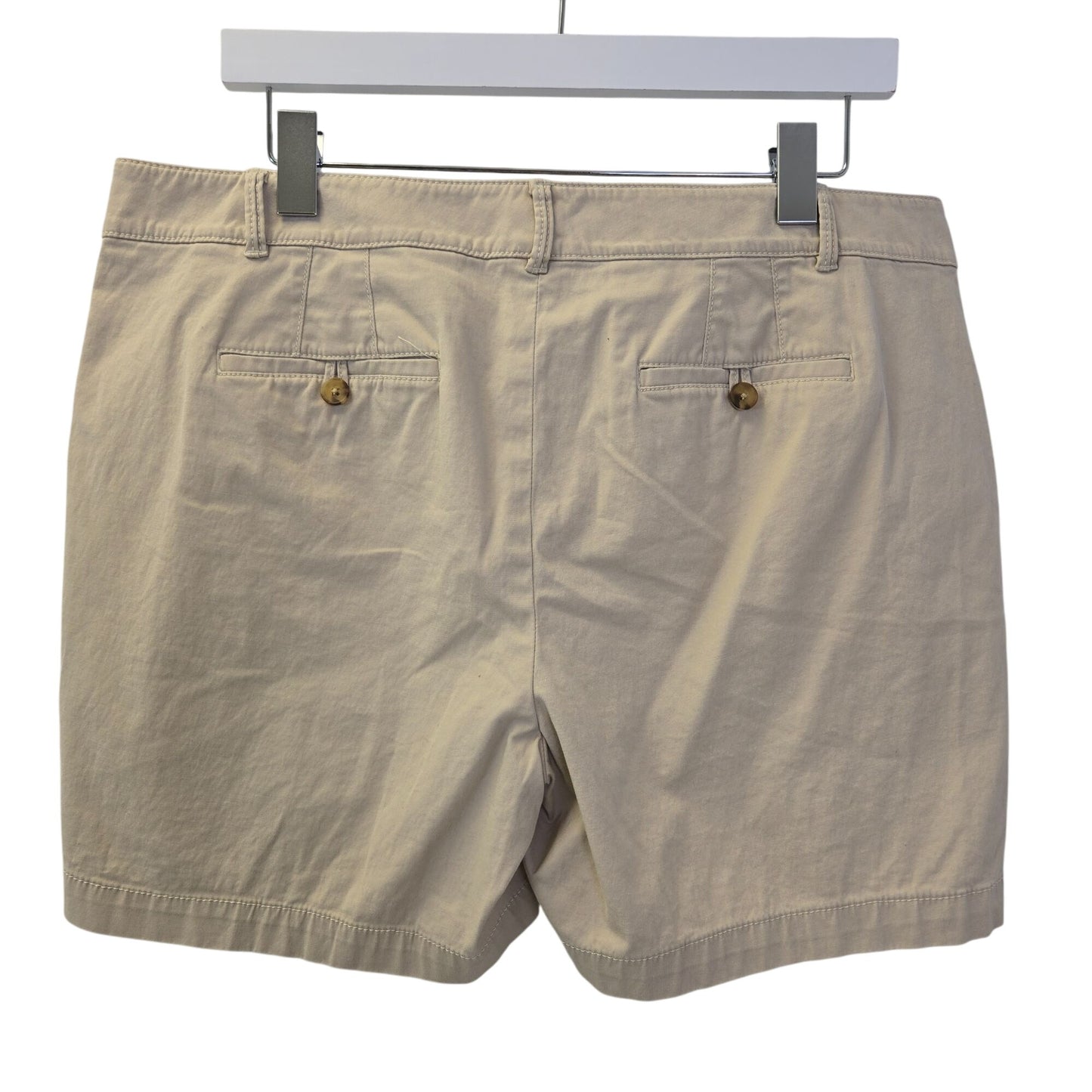 Talbots The Weekend Shorts in Khaki Size 14 Petite