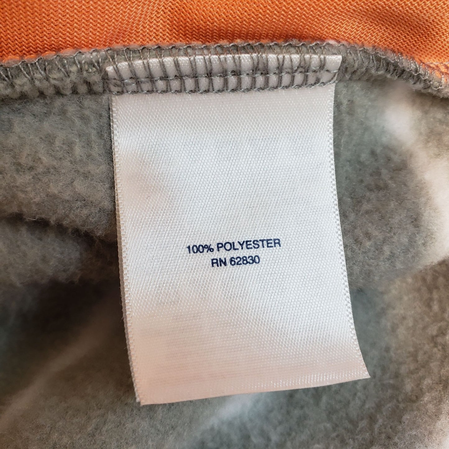 Lands' End Tie Dye Striped Quarter Snap Fleece Jacket Size Medium