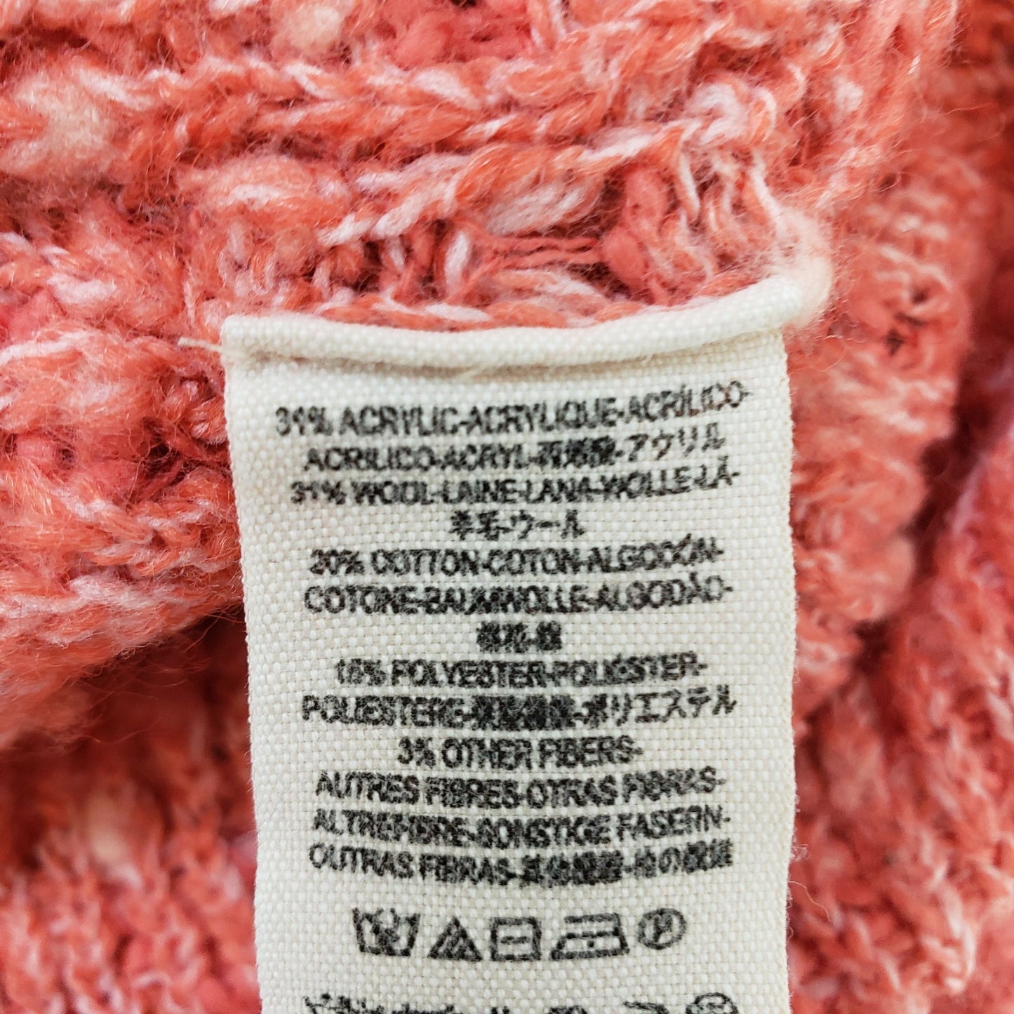 Free People Wool Blend Crewneck Sweater Size Small