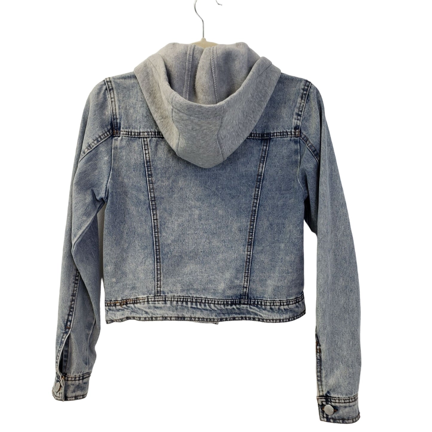 Ci Sono Denim Jacket with Removable Hood Size Small