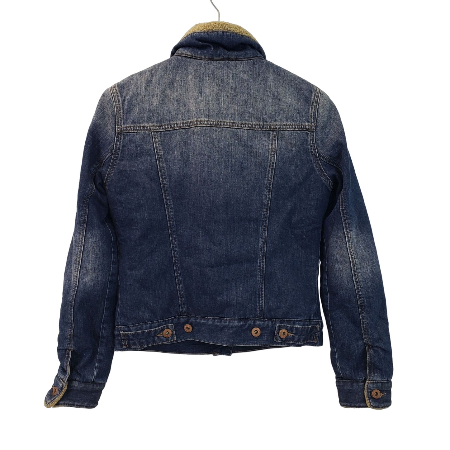 Mavi Jeans Kaira Sherpa Lined Jean Jacket Size Small