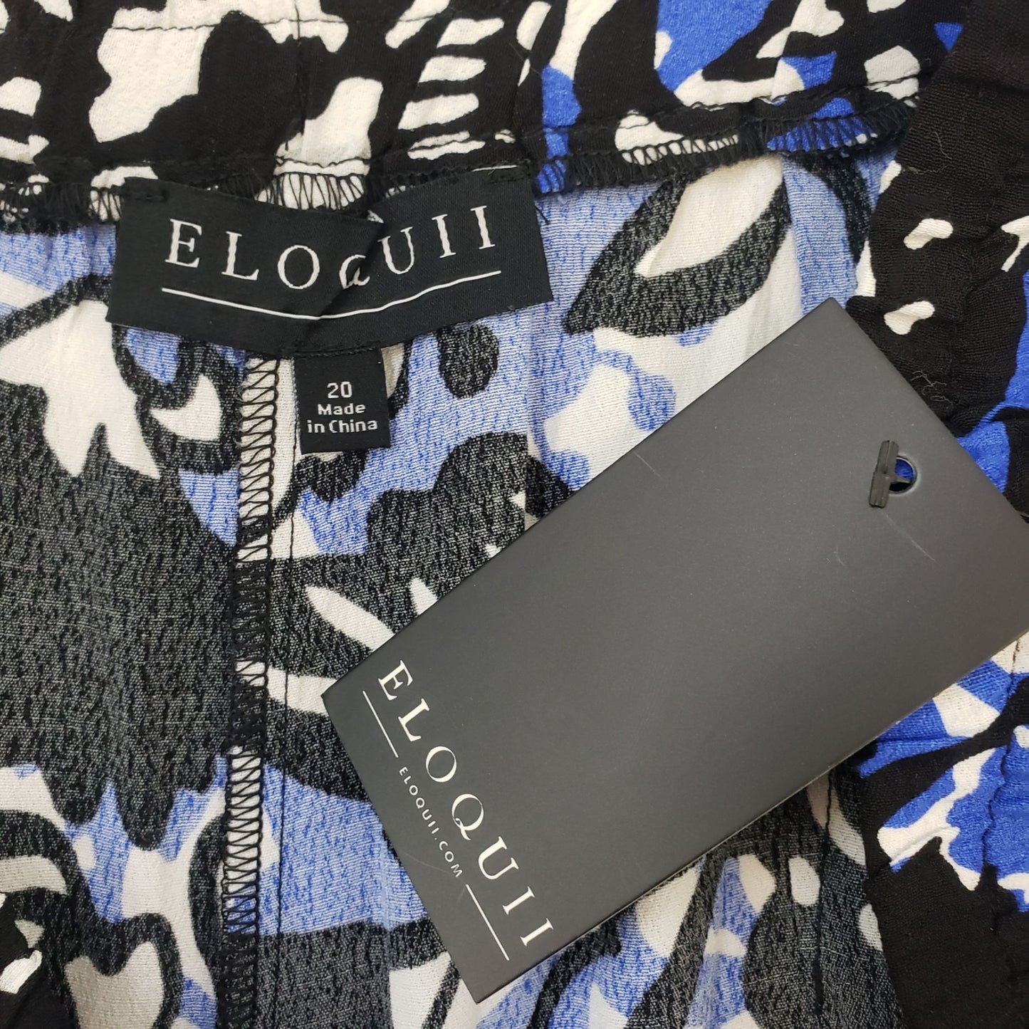 NWT Eloquii Floral Wide Leg Pants Size 20