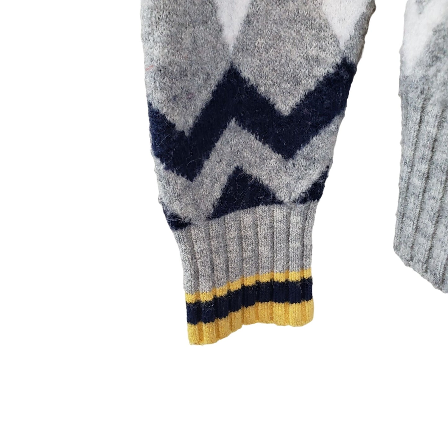 J. Crew Wool & Alpaca Graphic Pattern Crewneck Sweater Size XS/S