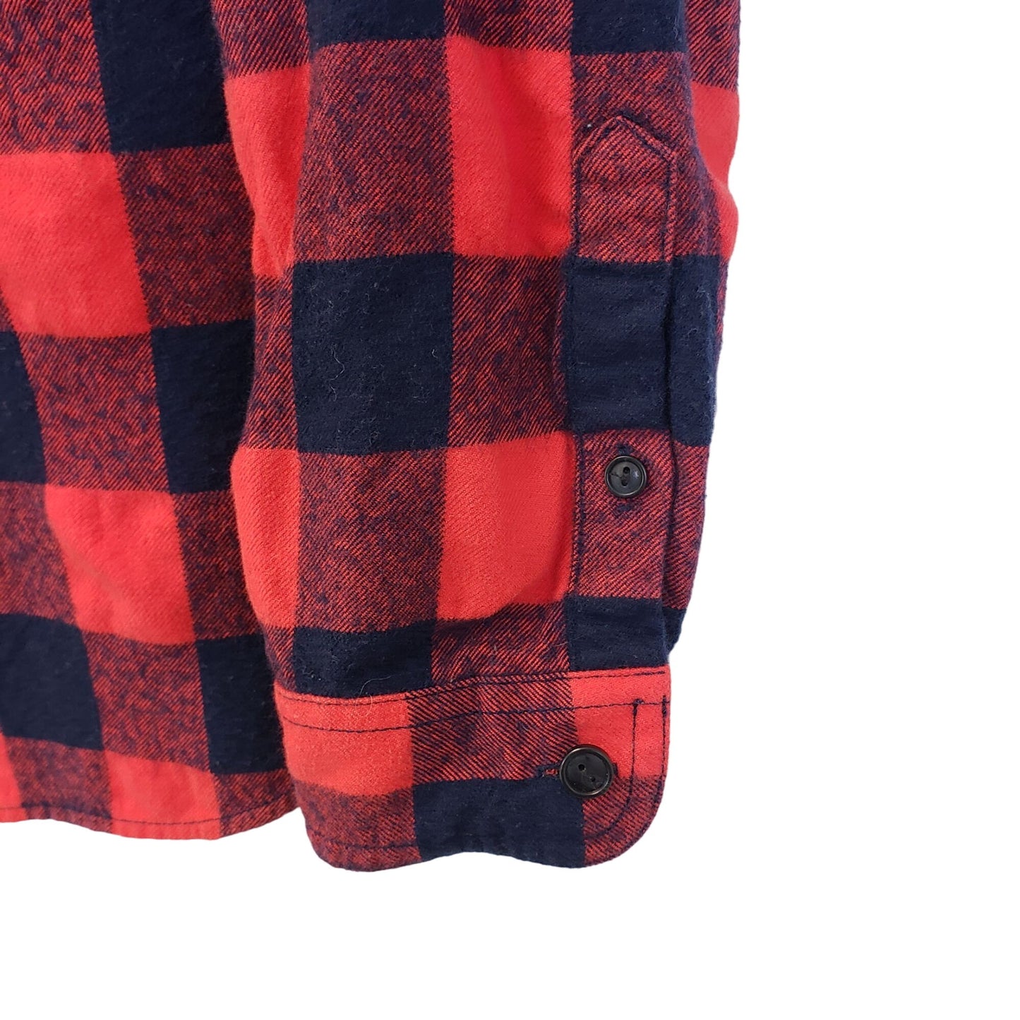 J. Crew Wool Blend Buffalo Check Shirt Jacket Size Medium (est)