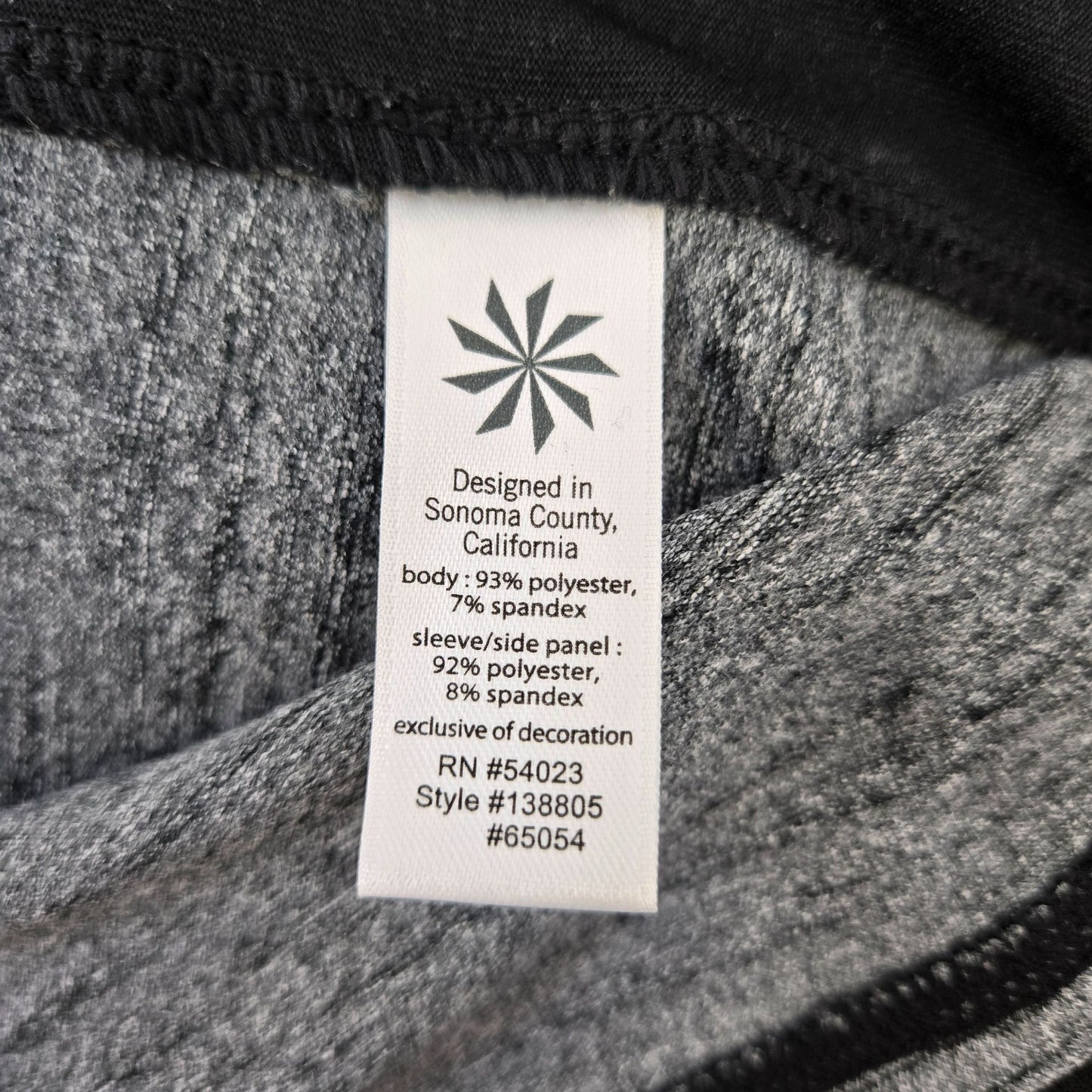 Athleta Running Wild Mixed Print Half Zip Fitted Activewear Jacket Size Medium