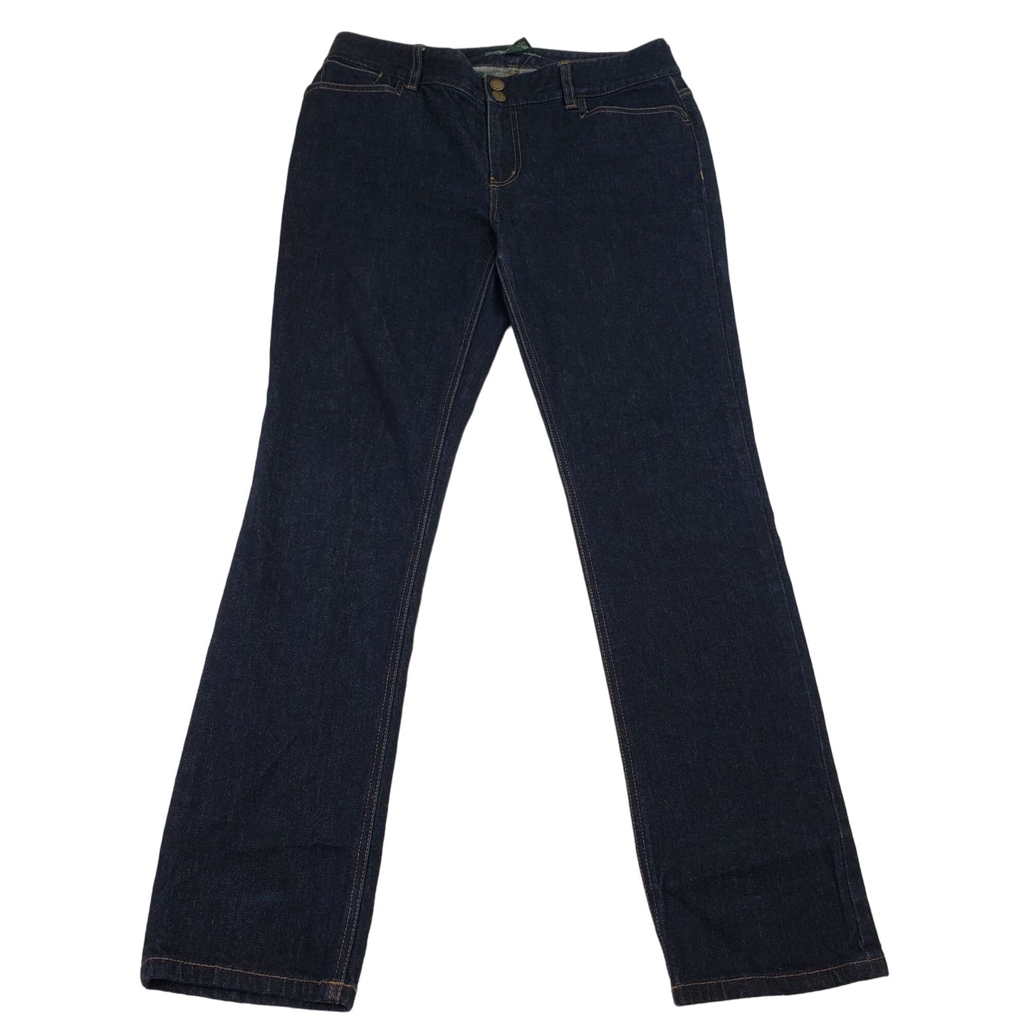 Ralph Lauren Dark Wash Straight Leg Jeans Size 8