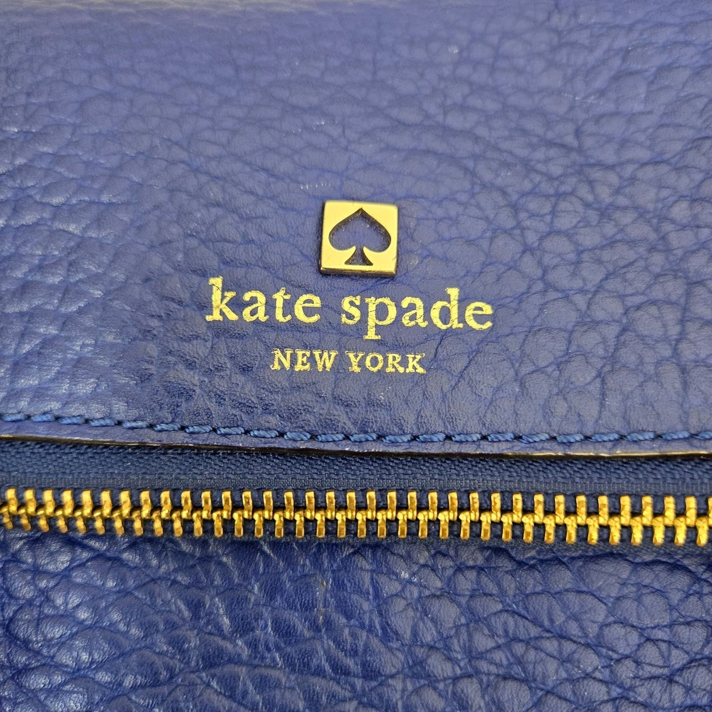 Kate Spade Pebble Leather Foldover Convertible Shoulder Tote Bag
