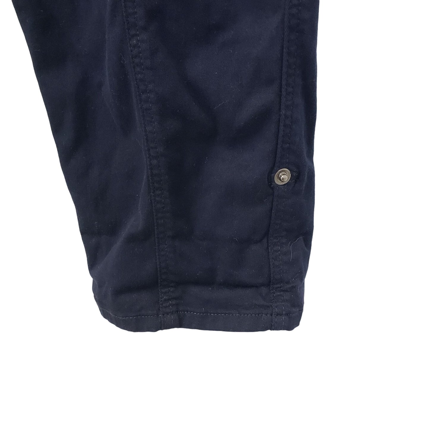 Chico's Navy Blue Adjustable Cargo Pants Size 4