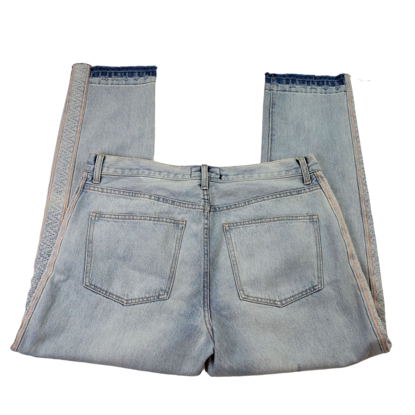 NWT Current/Elliott Slouchy Skinny Distressed Jeans with Side Panel Size 30