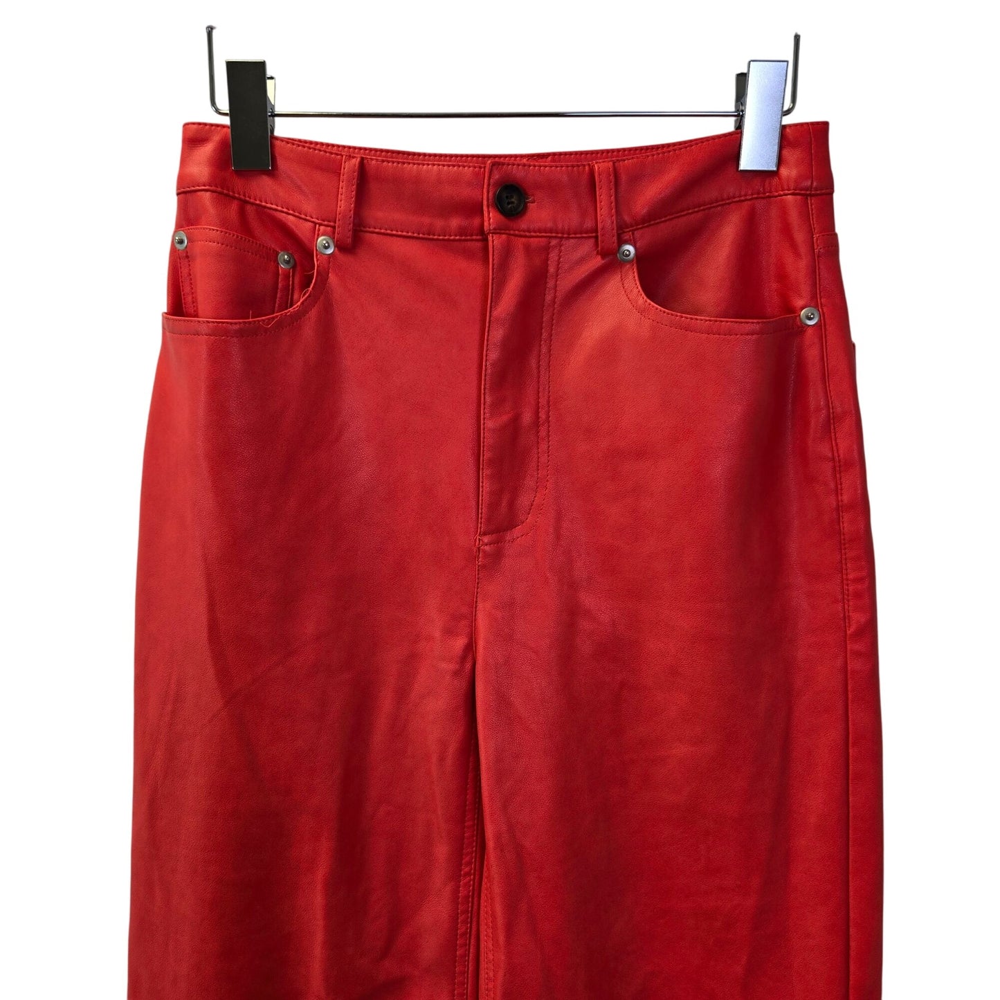 Urban Outfitters Vegan Leather High Rise Wide Leg Pants Size 26
