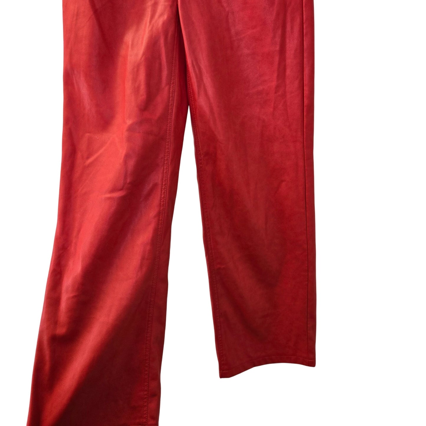 Urban Outfitters Vegan Leather High Rise Wide Leg Pants Size 26