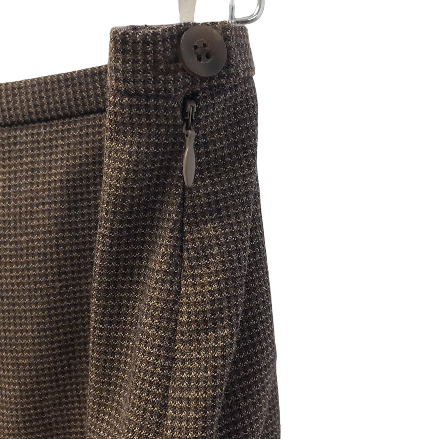 Harve Benard Wool Double Slit Maxi Skirt Size Large (est)