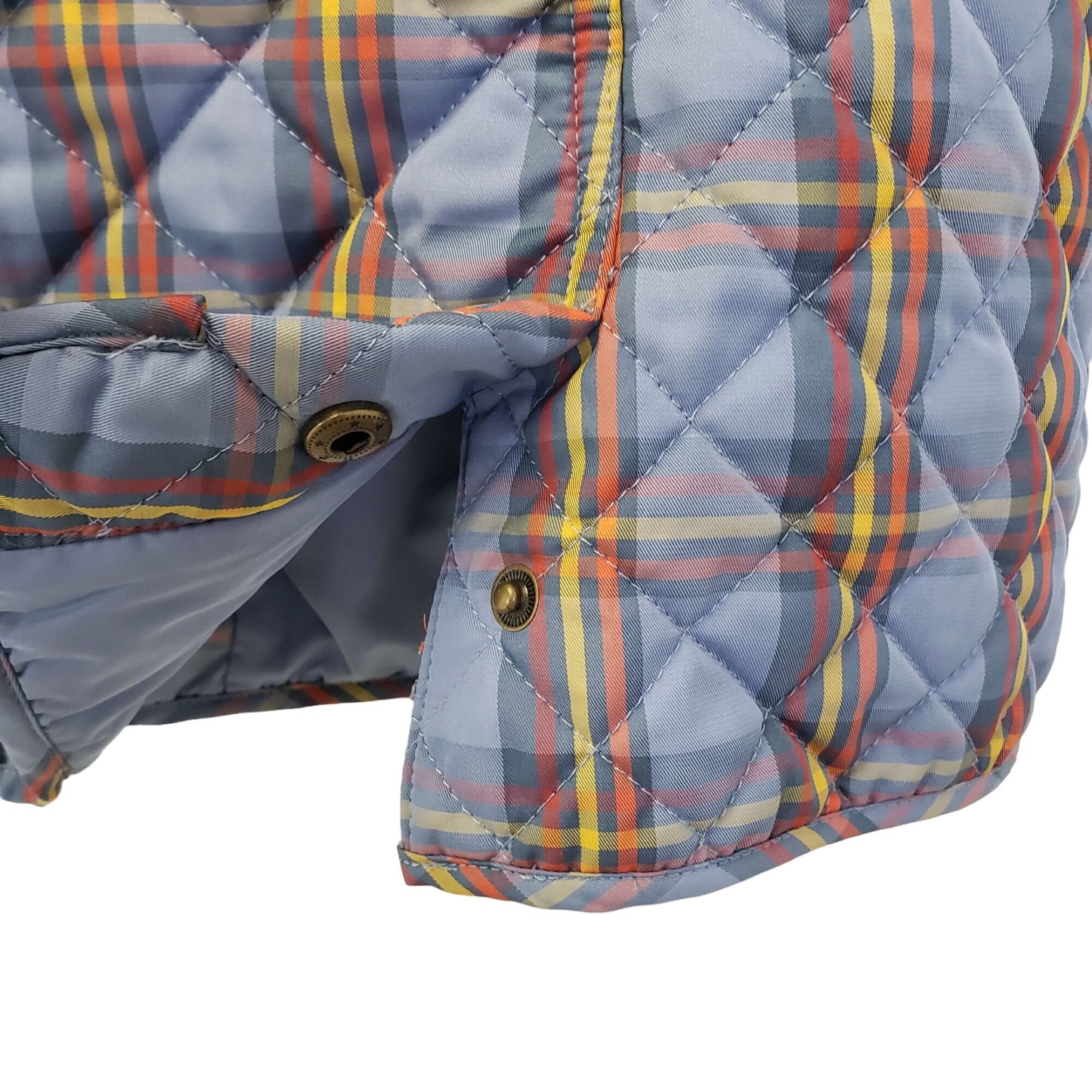 Orvis Plaid Quilted Vest with Thinsulate Size Large (est)