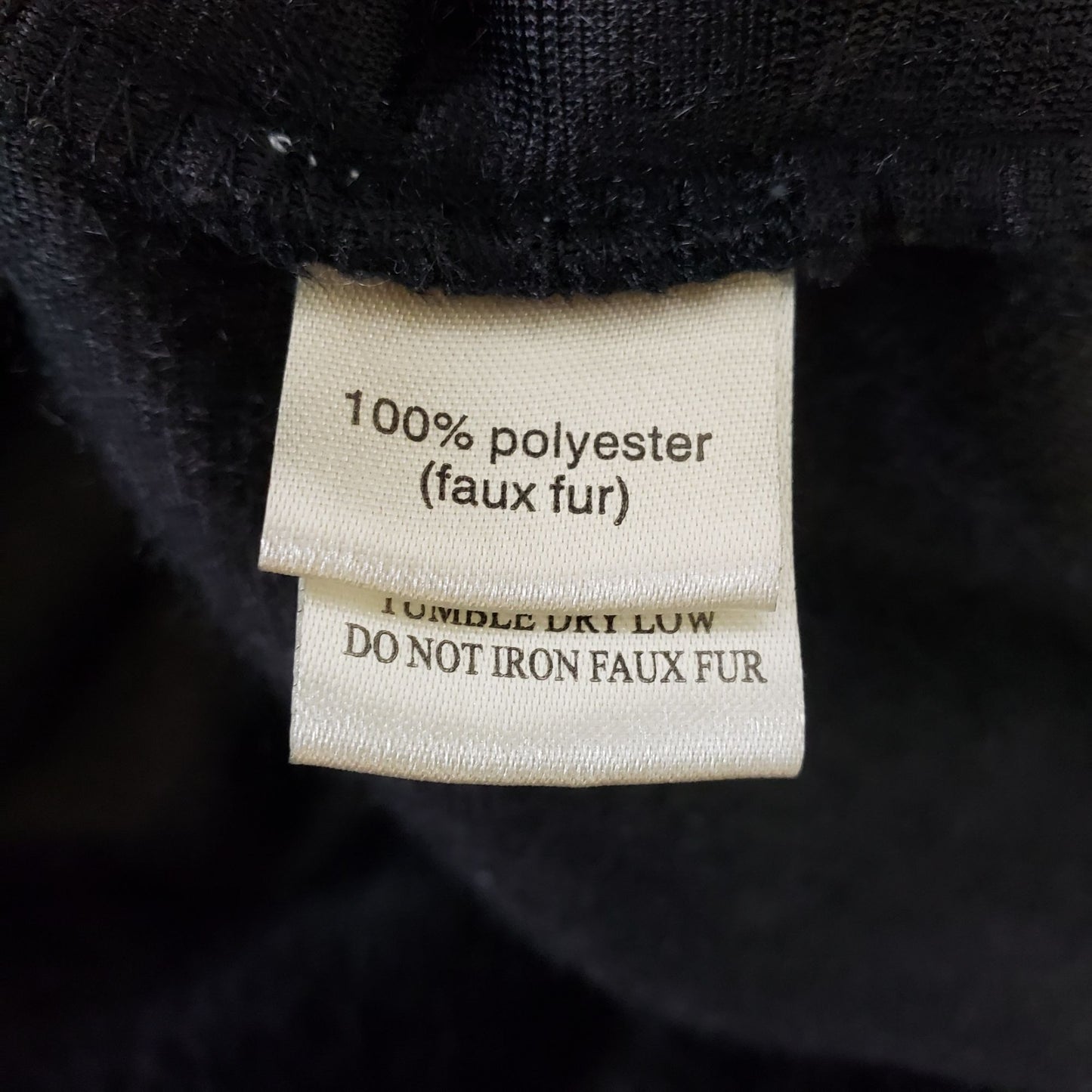 Dylan Faux Fur Crewneck Sweatshirt Size Large