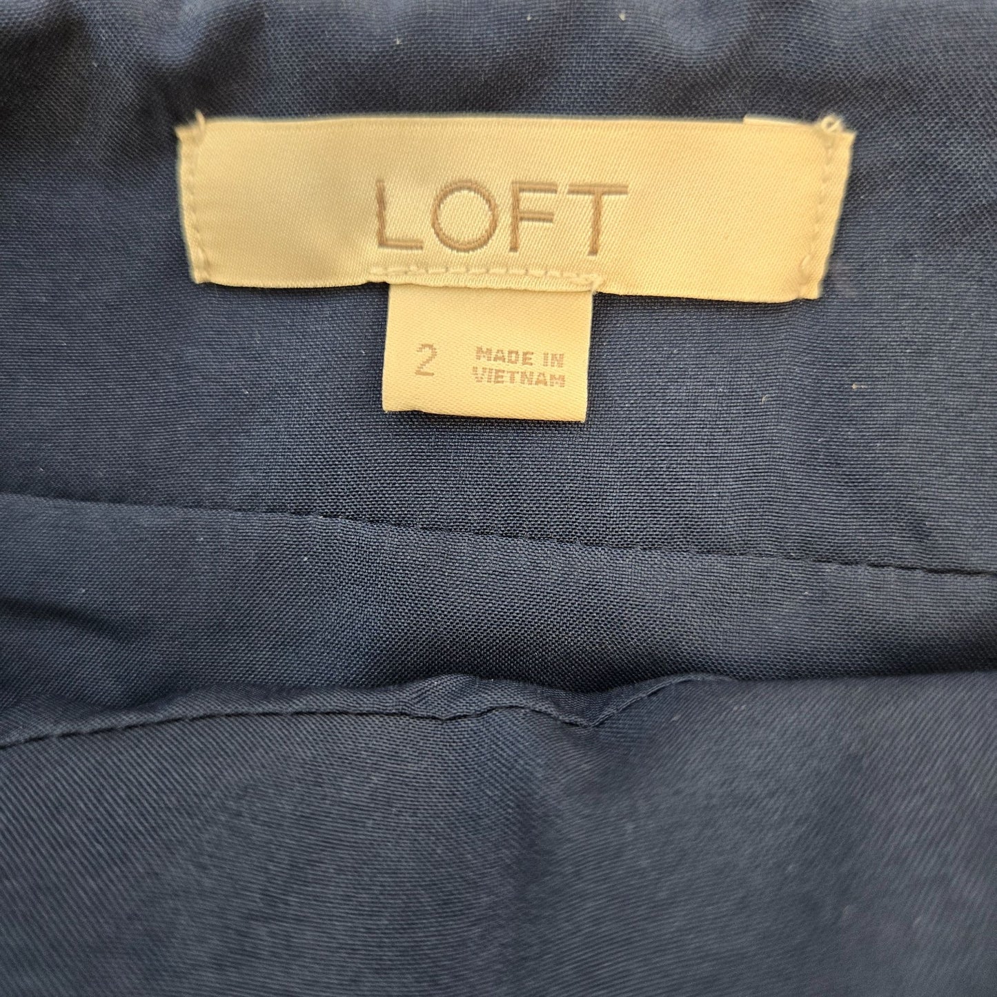 Loft Tweed Faux Wrap Mini Skirt Size 2