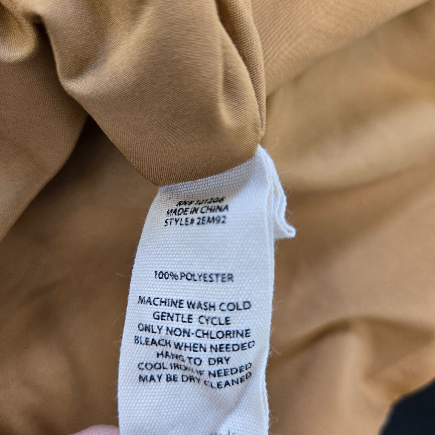 Soft Surroundings Quilted Longline Full Zip Coat Size Large