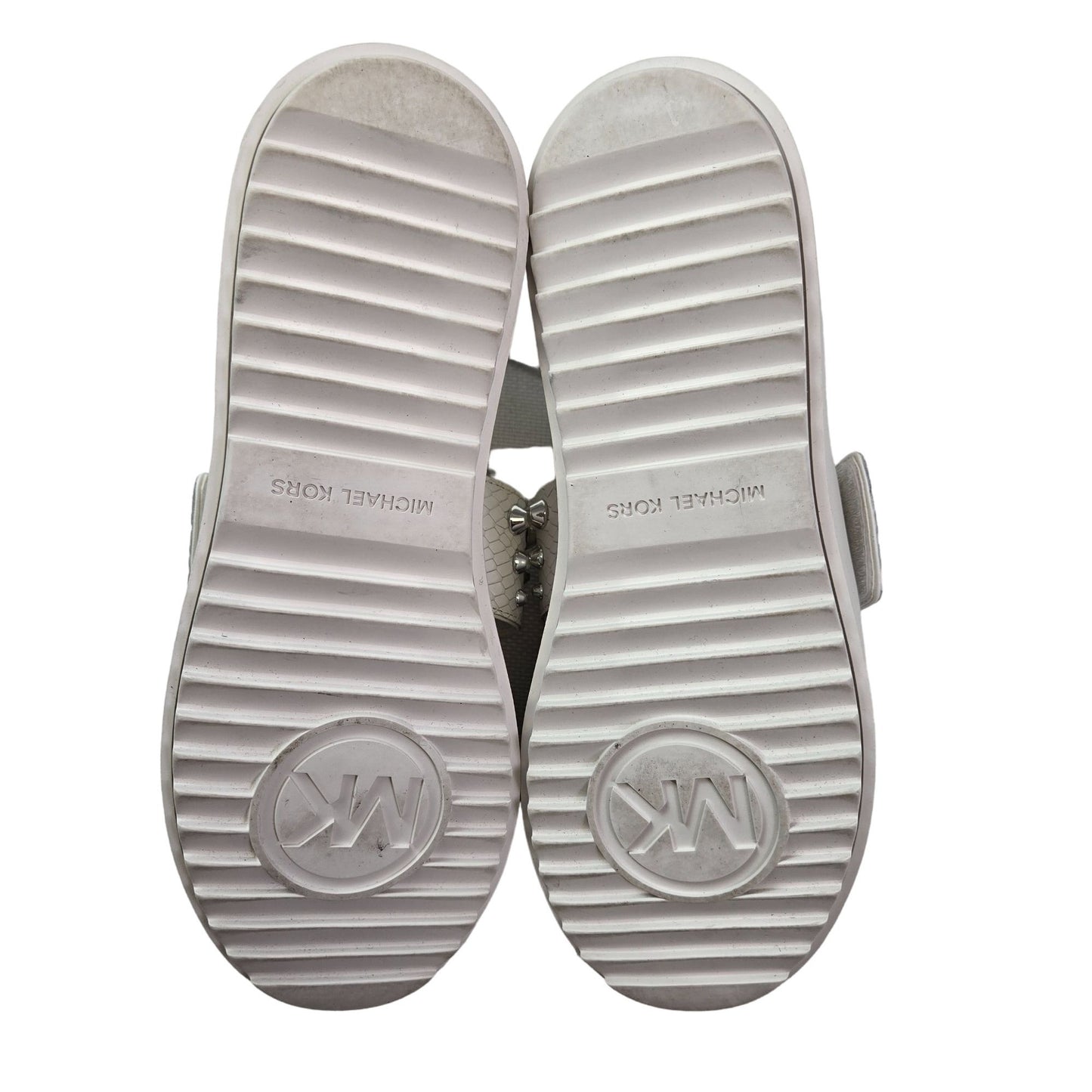 NWT/NWOB Michael Michael Kors Leather Grove Studded Platform Sneakers Size 9