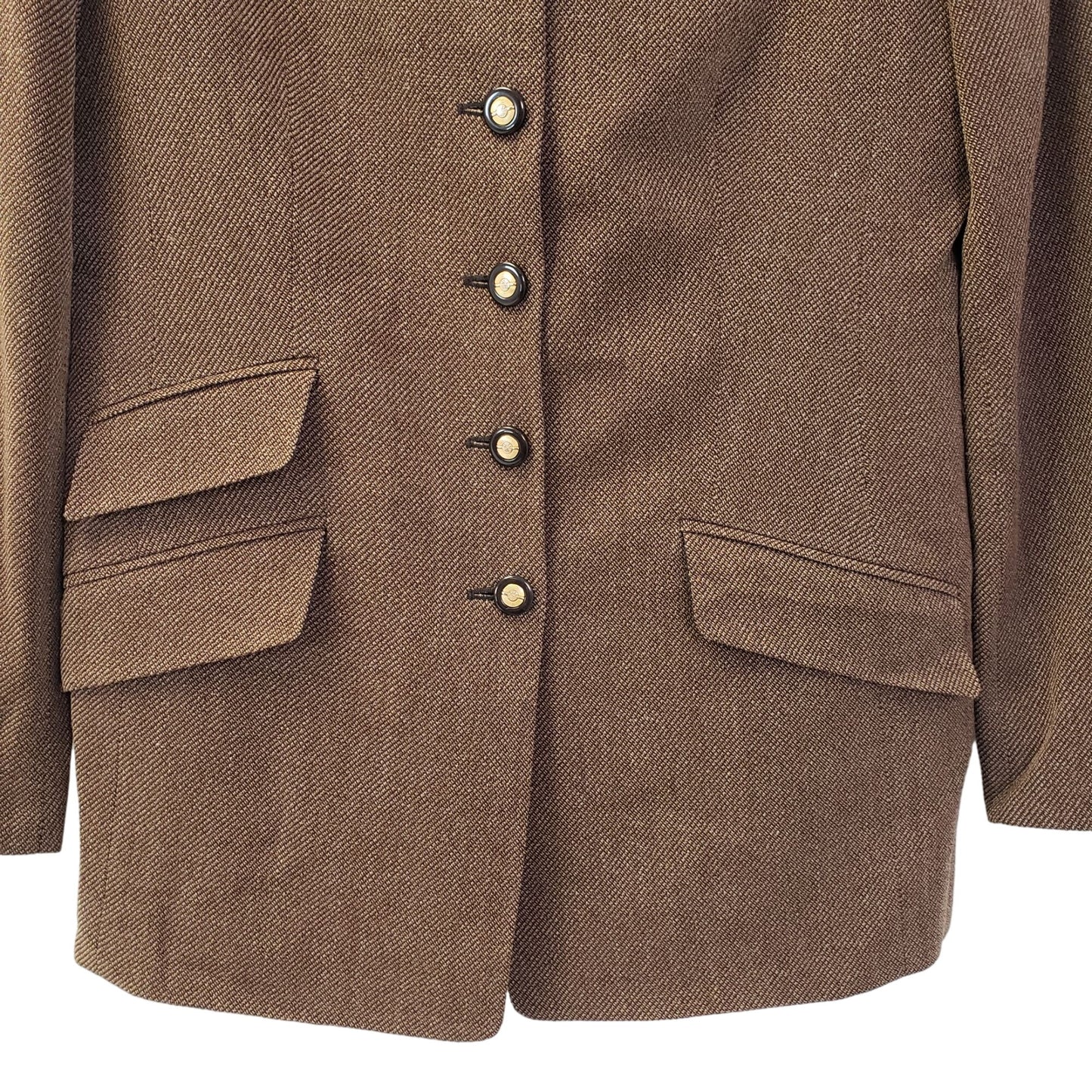 Louis Feraud Wool Blend Blazer Jacket Size 8/10