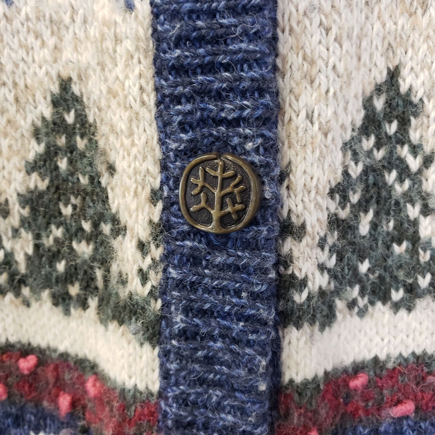 Northern Reflections Wool Blend Cardigan Sweater Size Medium