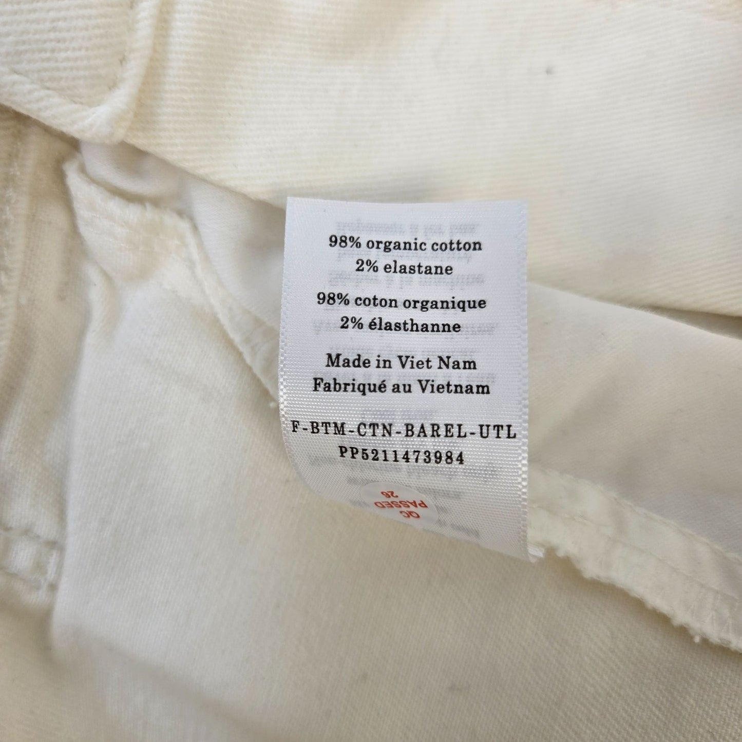 NWT Everlane The Utility Barrel Pant in Bone Size 2