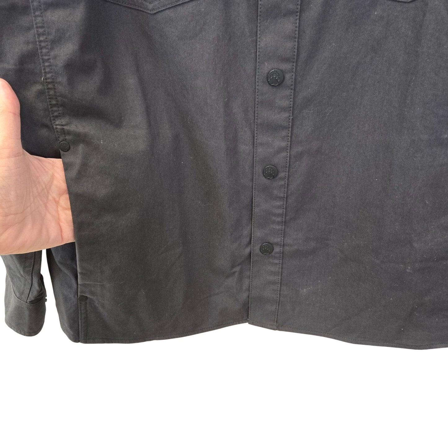 Duluth Trading Co Alaskan Hardgear Stone Run Standard Fit Overshirt Shacket Size XL