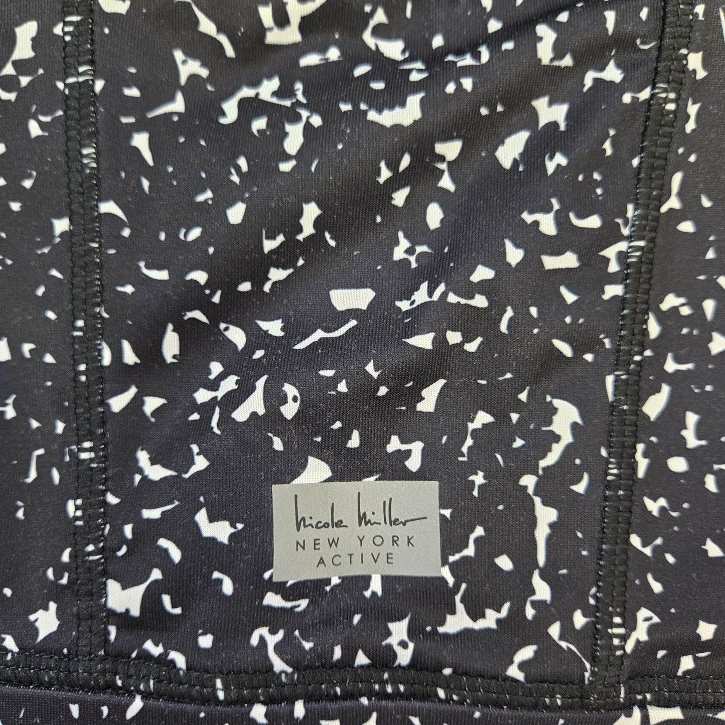 Nicole Miller New York Active Speckled Longline Sports Bra Size XL