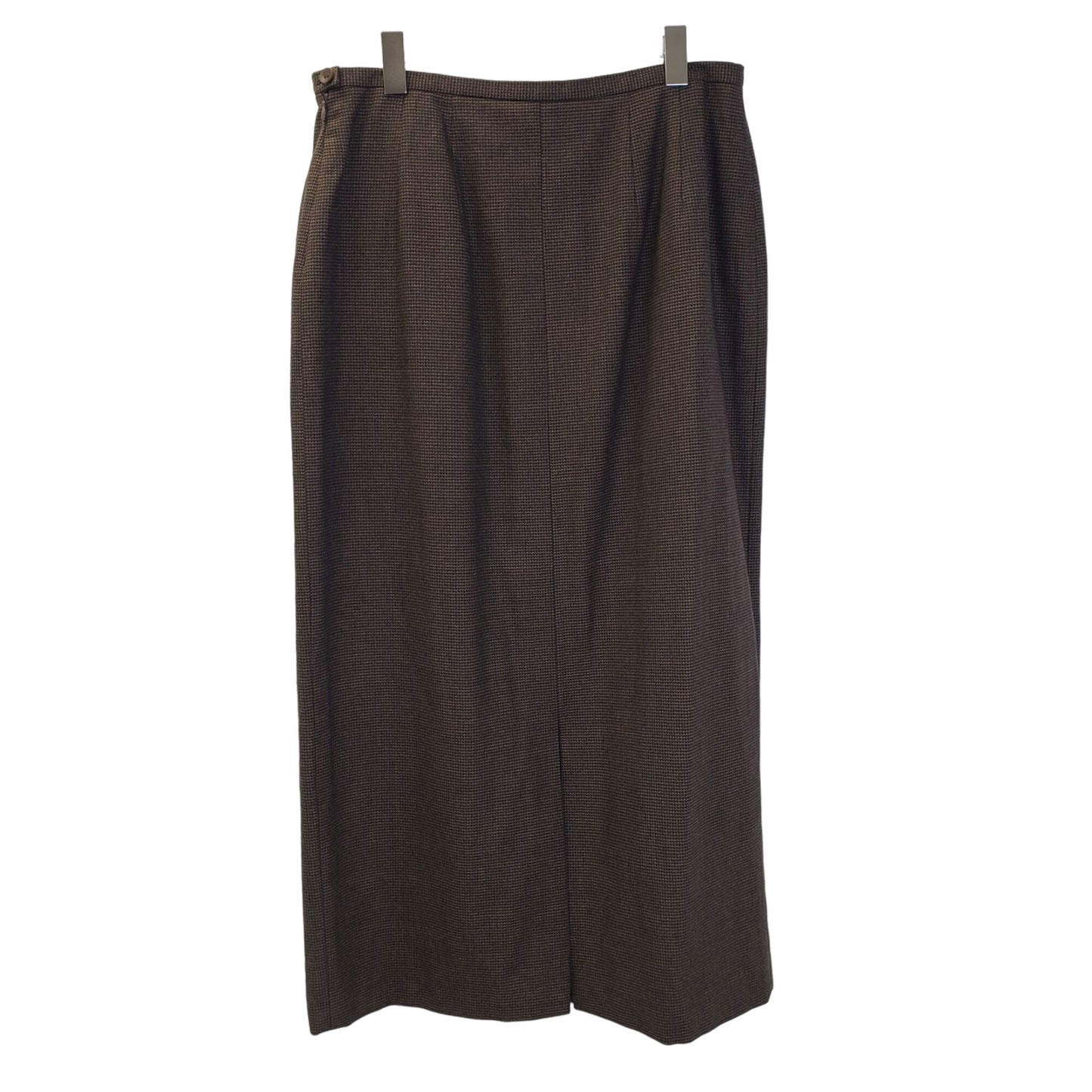 Harve Benard Wool Double Slit Maxi Skirt Size Large (est)