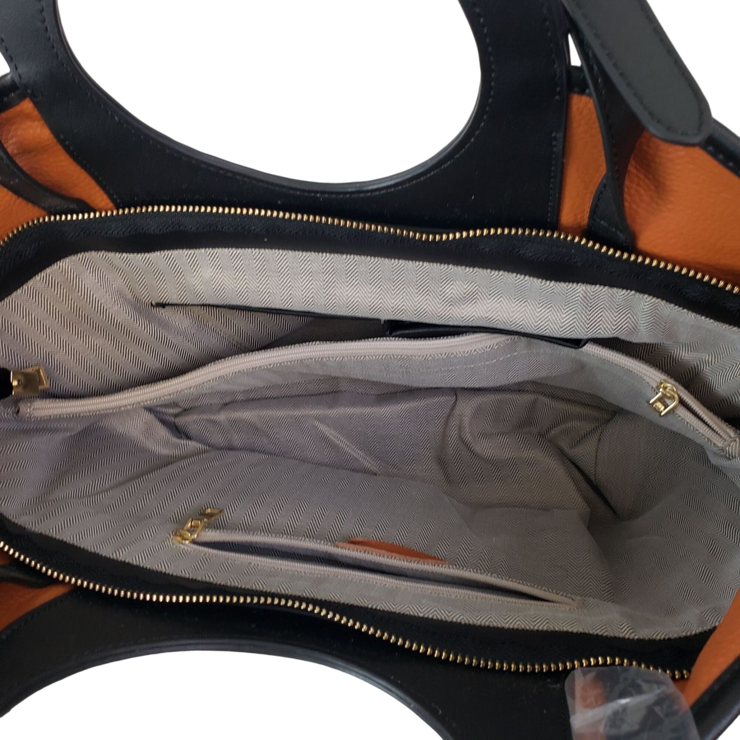 NWOT Tomchan Leather Satchel Shoulder Bag
