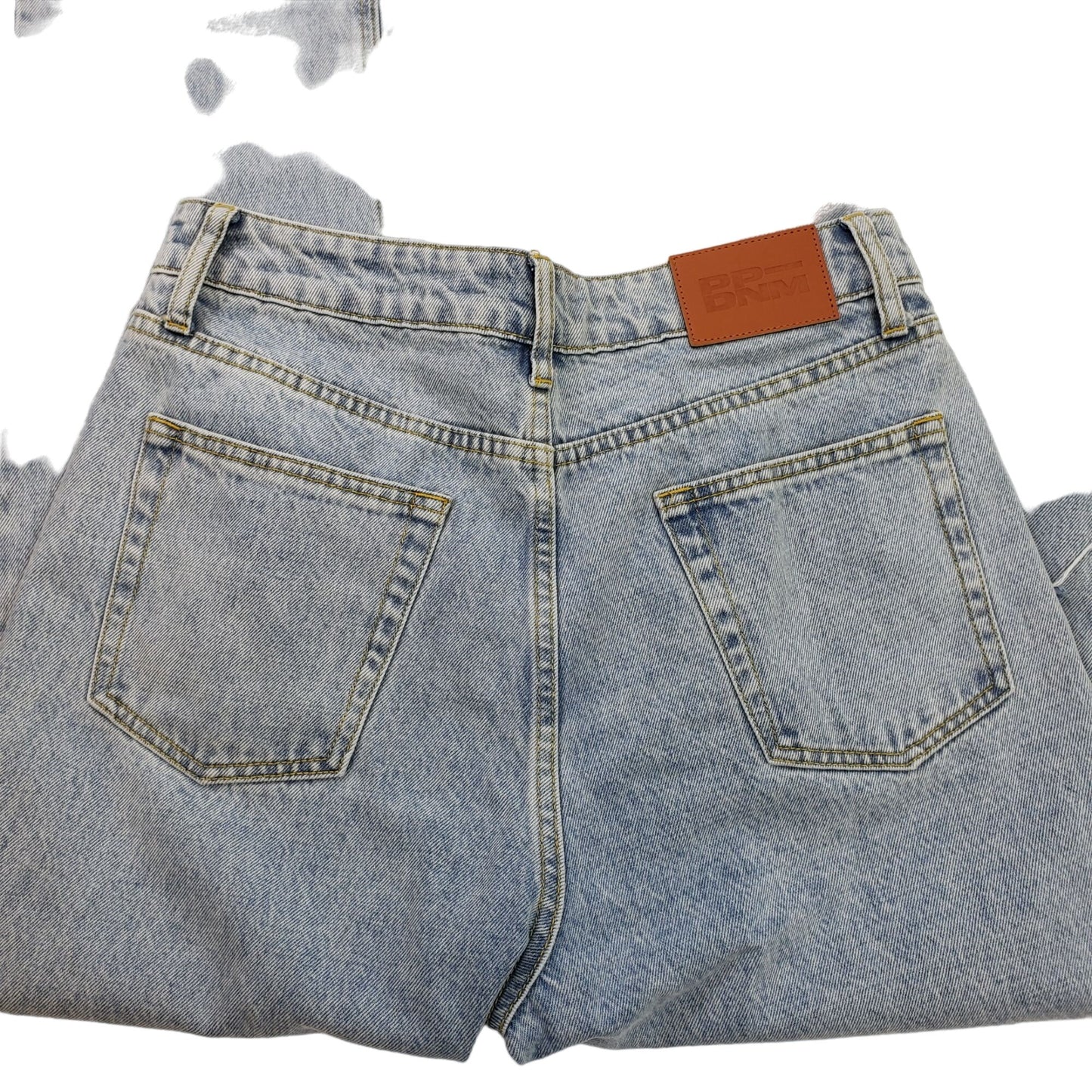 Princess Polly Distressed High Rise Mom Jeans Size 8