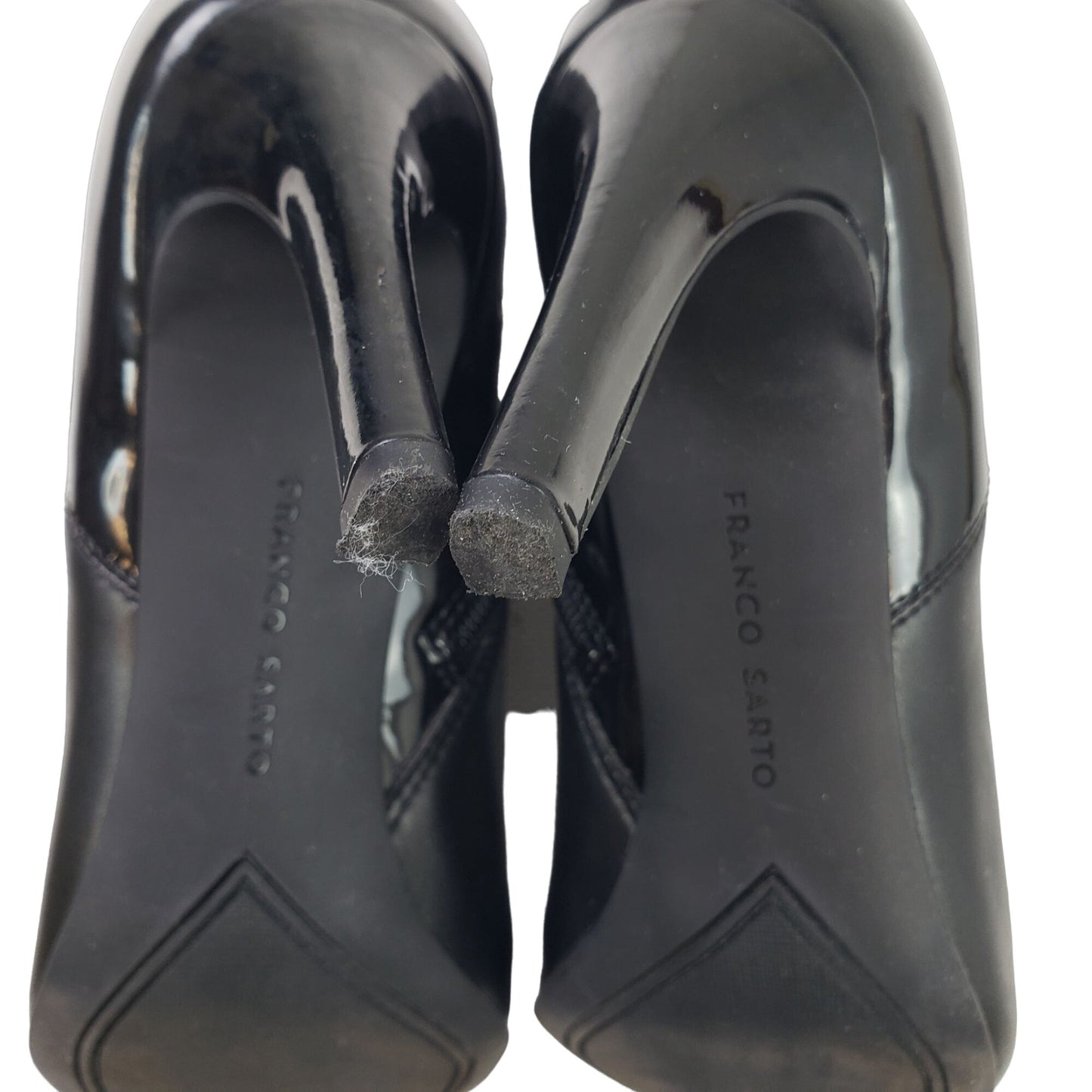 Franco Sarto Frama Vegan Leather Heeled Booties Size 9.5