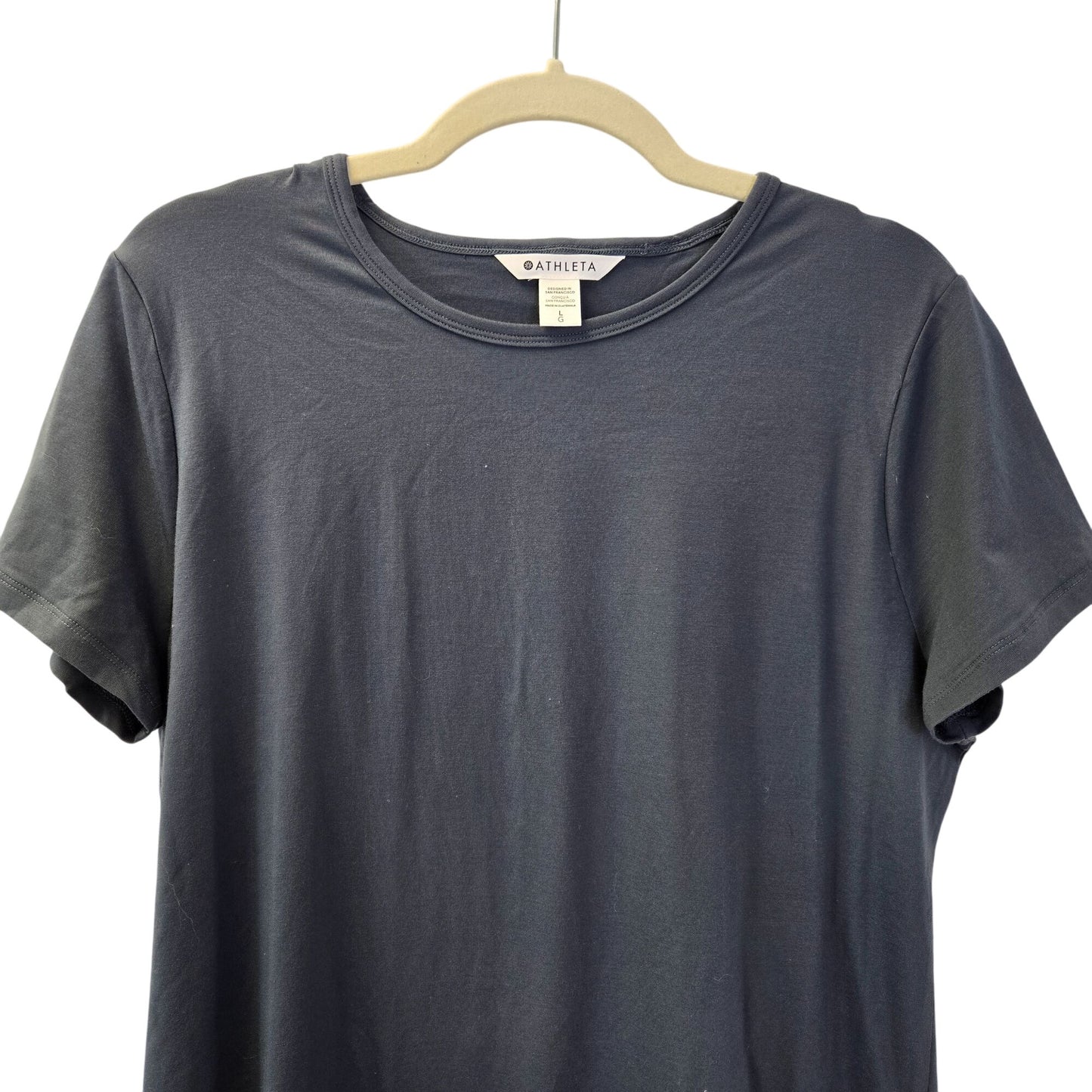 Athleta Essential Tee Activewear Casual Short Sleeve Dress Size Large