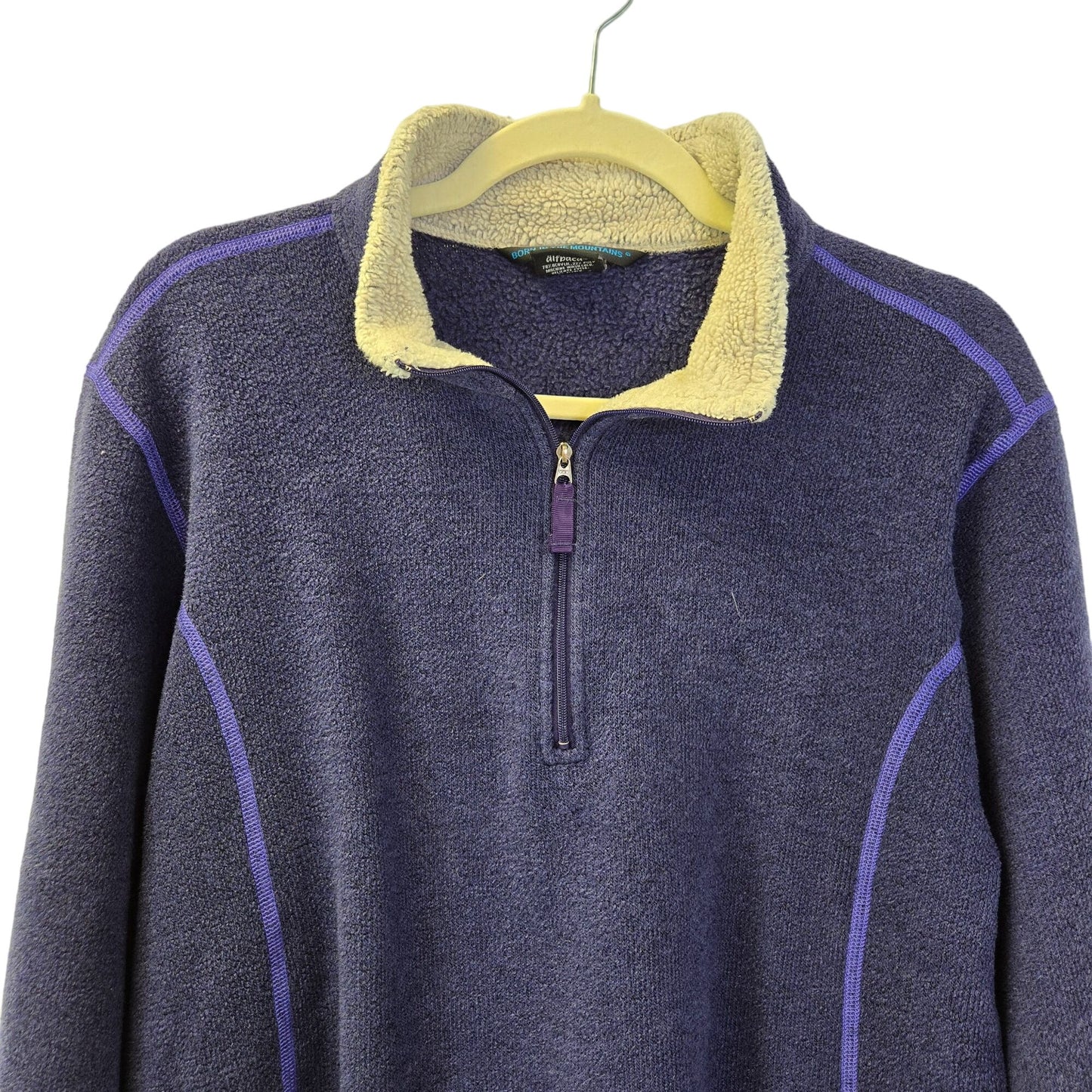 Kuhl Alfpaca Fleece Quarter Zip Fitted Jacket Size XL