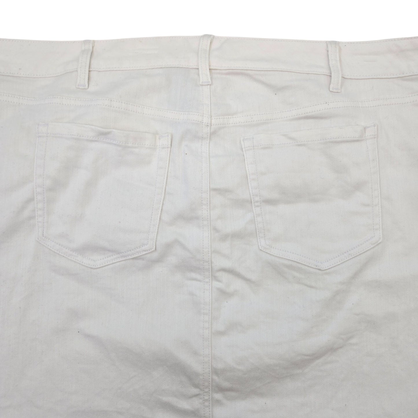 NWT Torrid Denim Mini Skirt in White Size 24