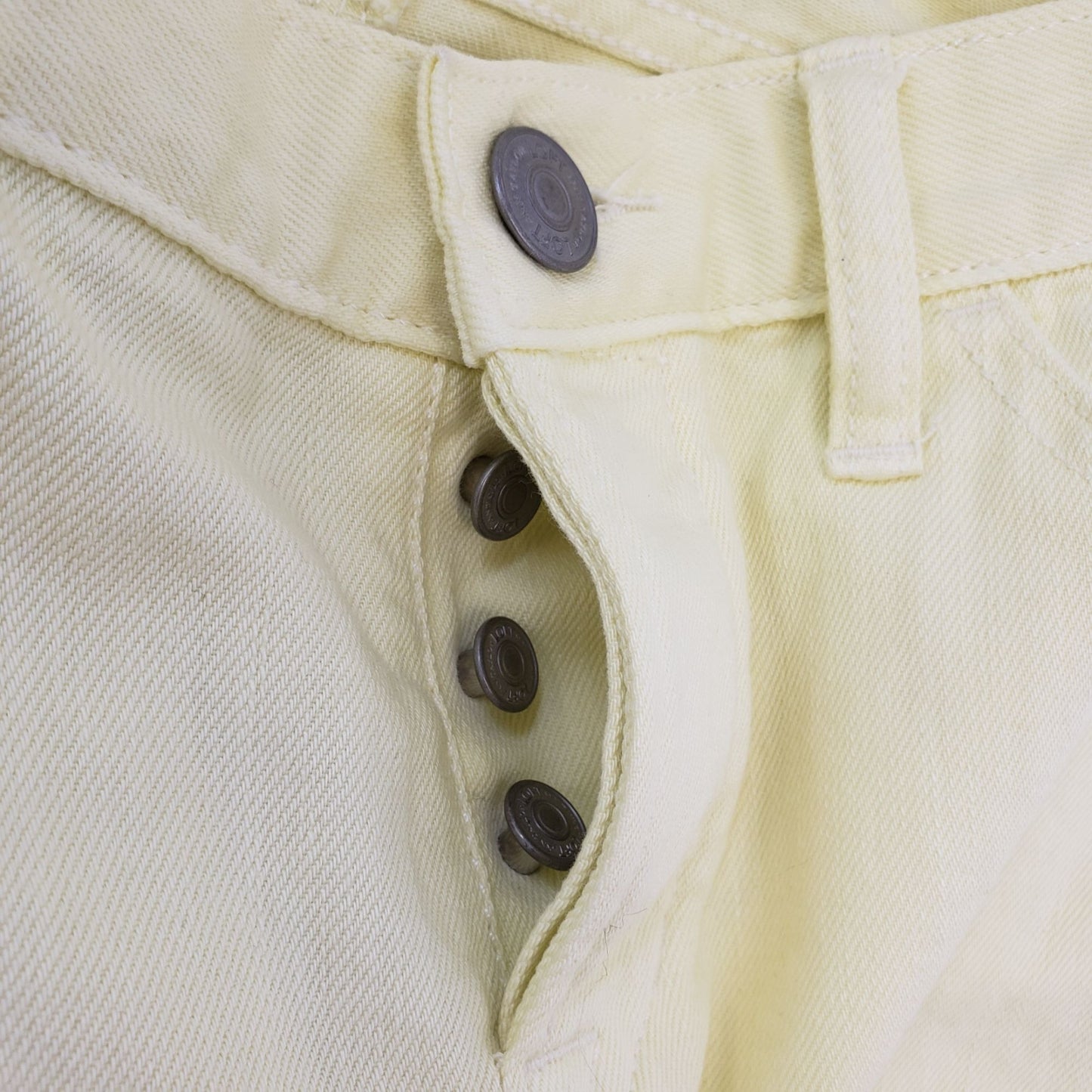 Loft Sunny Yellow Boyfriend Button Fly Jeans Size 26