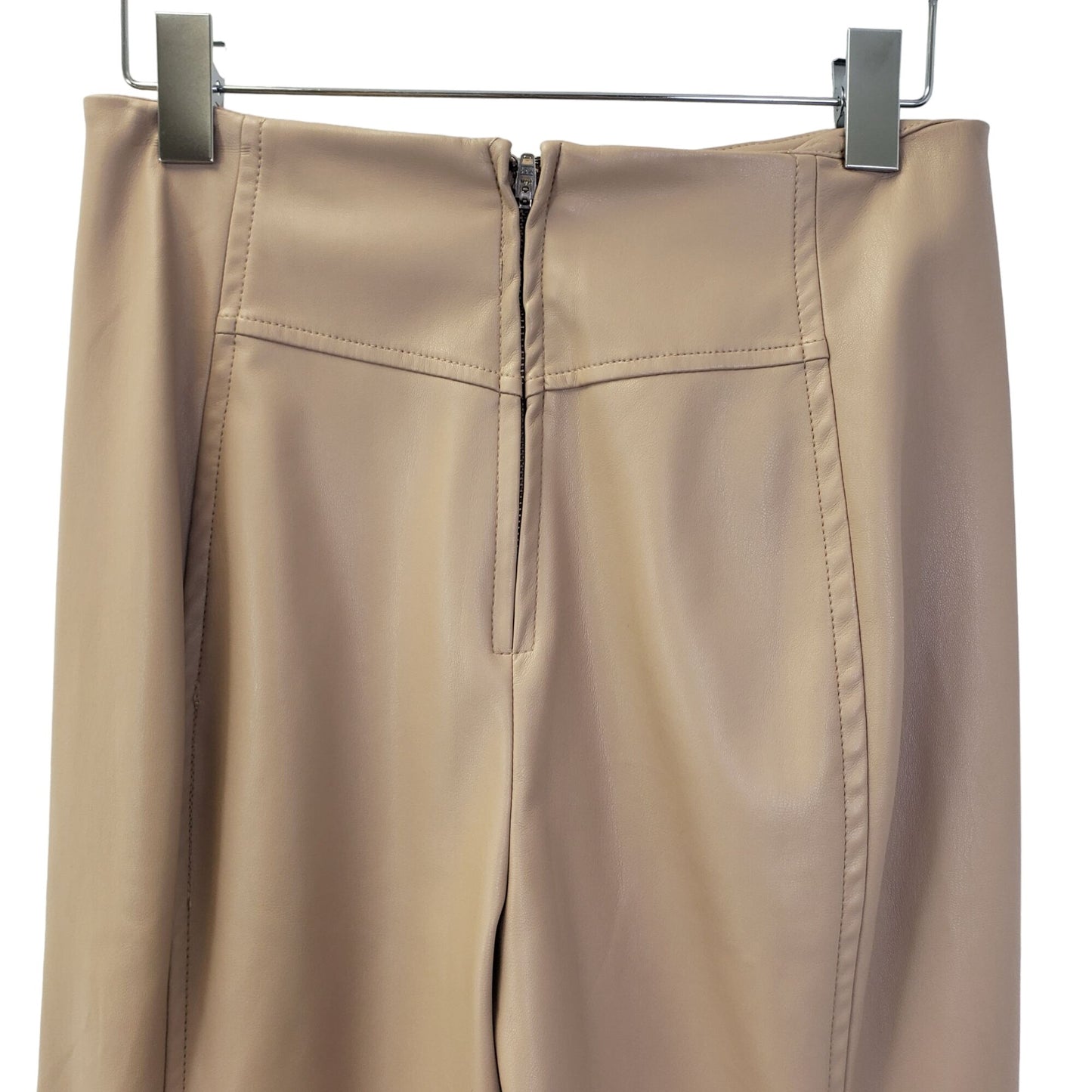Free People We the Free Vegan Leather Flare Pants Size 28