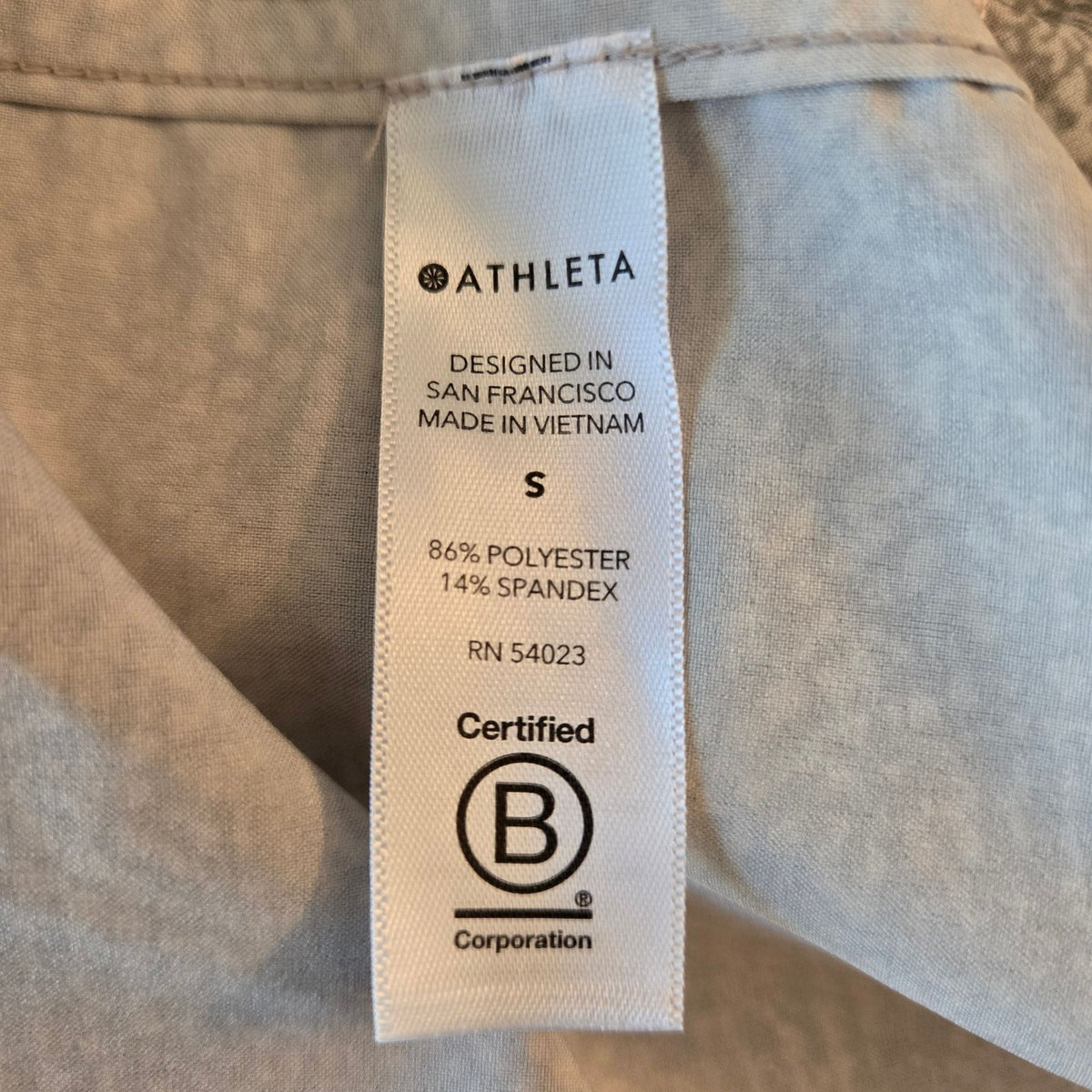 Athleta Zuma Printed Collared Tie Waist Activewear Dress Size Small