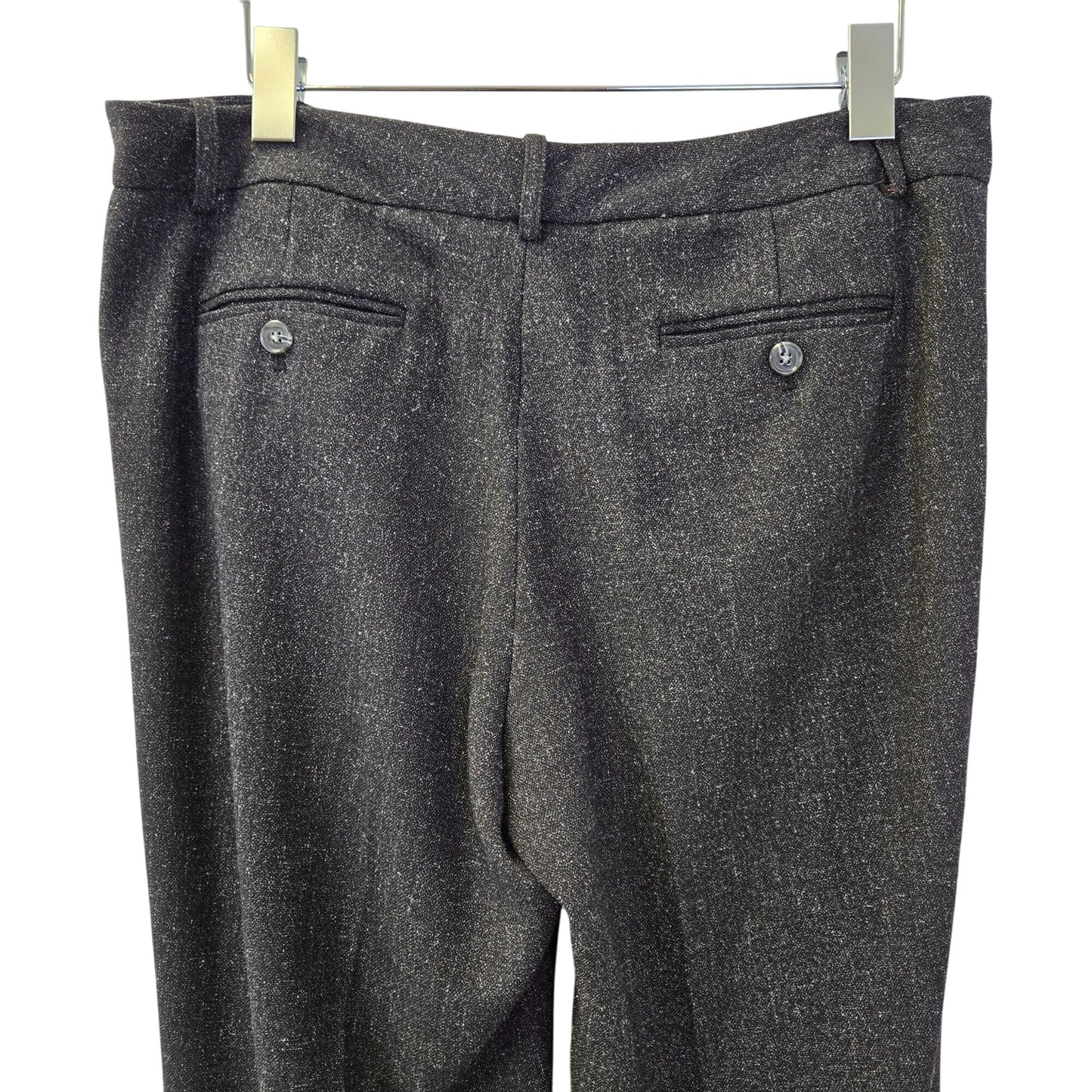Vince Camuto Speckled Flared Viscose Blend Trouser Pants Size 8