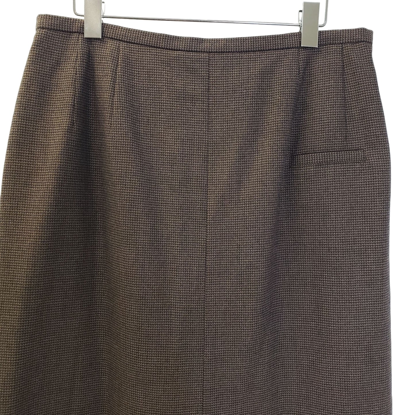 Harve Benard Wool Double Slit Maxi Skirt Size Large (est)